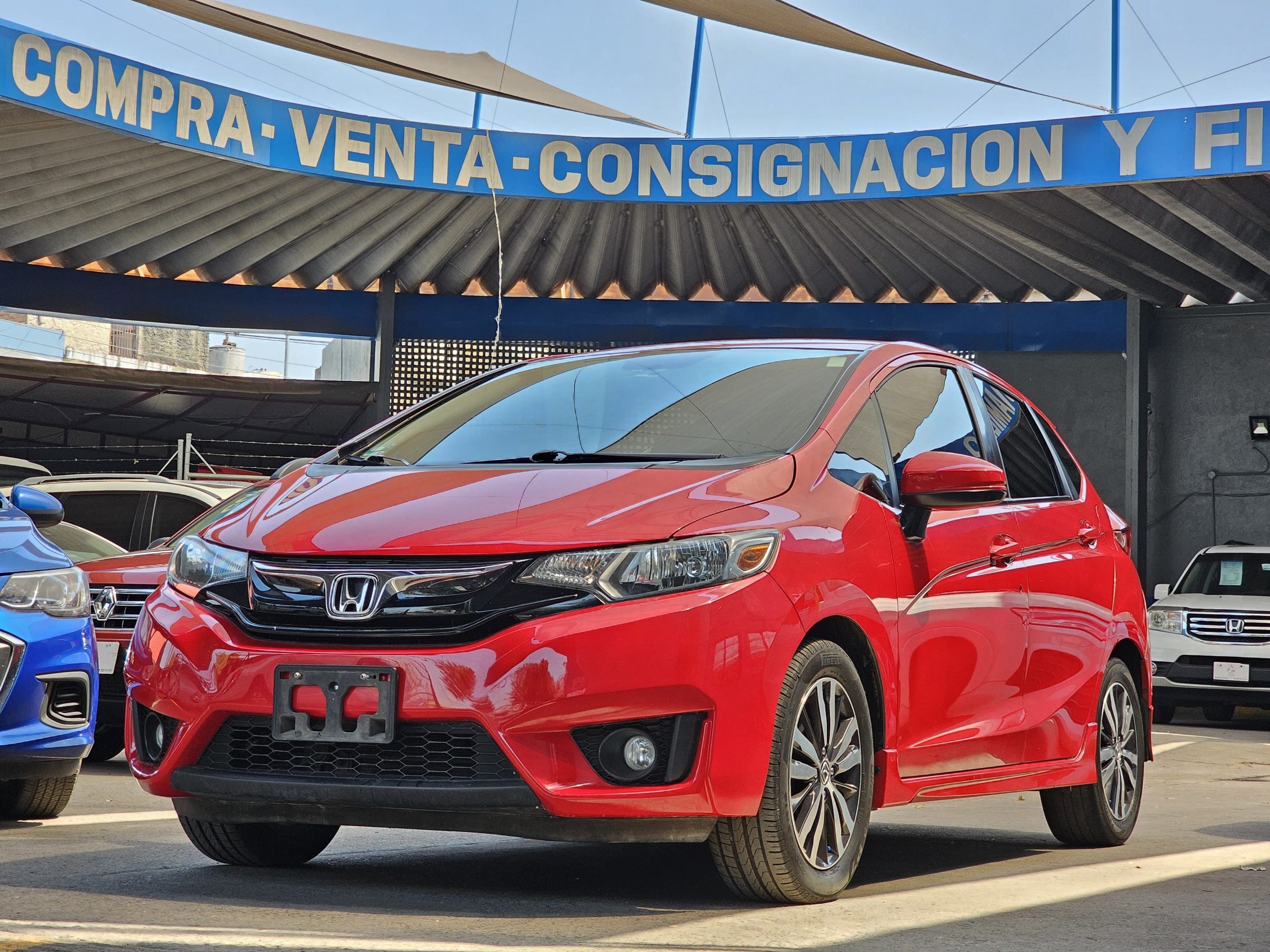 Honda Fit 2017 HIT CVT Automático Rojo