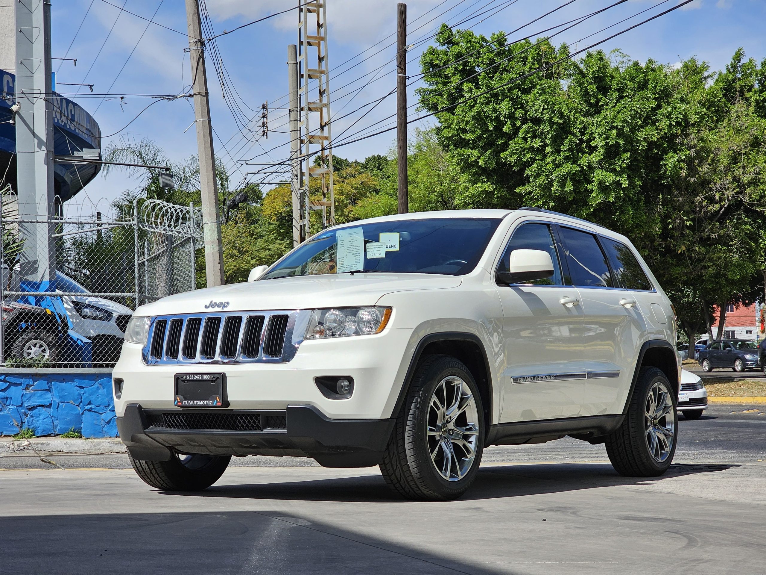 Jeep Grand Cherokee 2012 Limited V6 Automático Blanco