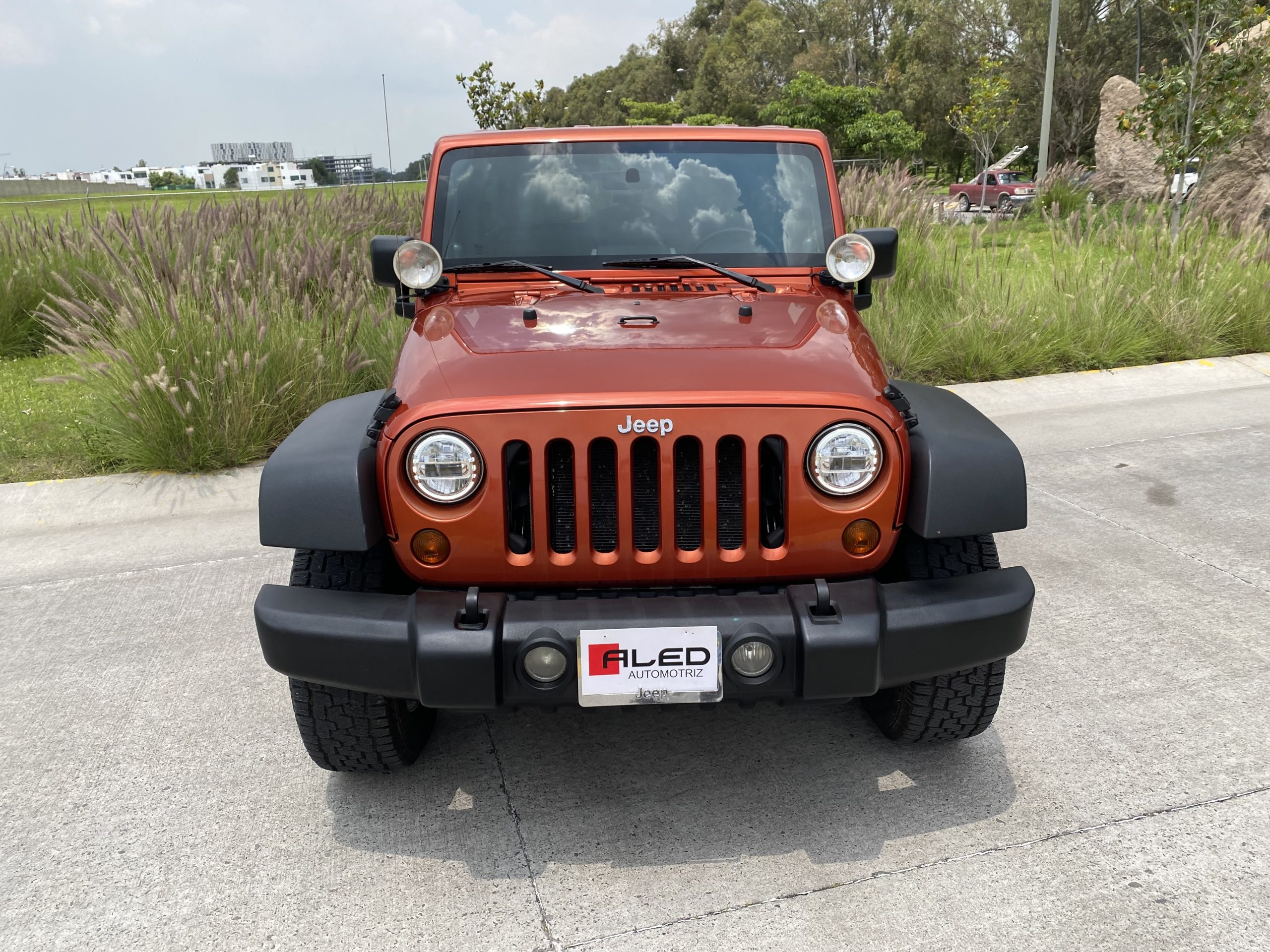 Jeep Wrangler 2009 Rubicon Unlimited Automático Naranja