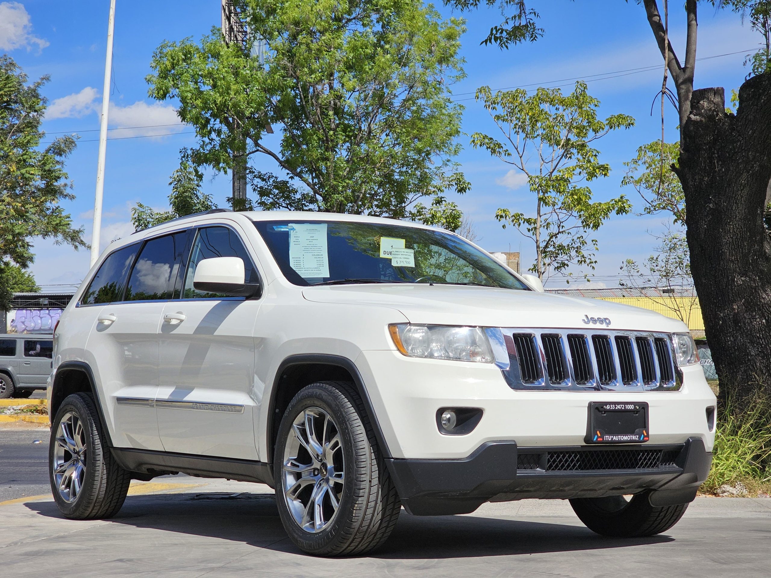 Jeep Grand Cherokee 2012 Limited V6 Automático Blanco