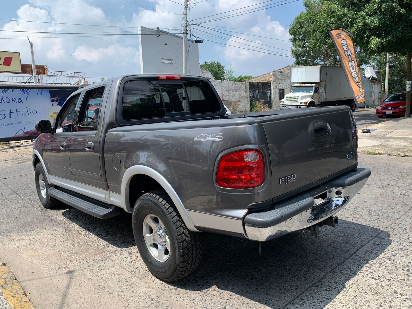 Ford Lobo 2003 4x4 Automático Gris