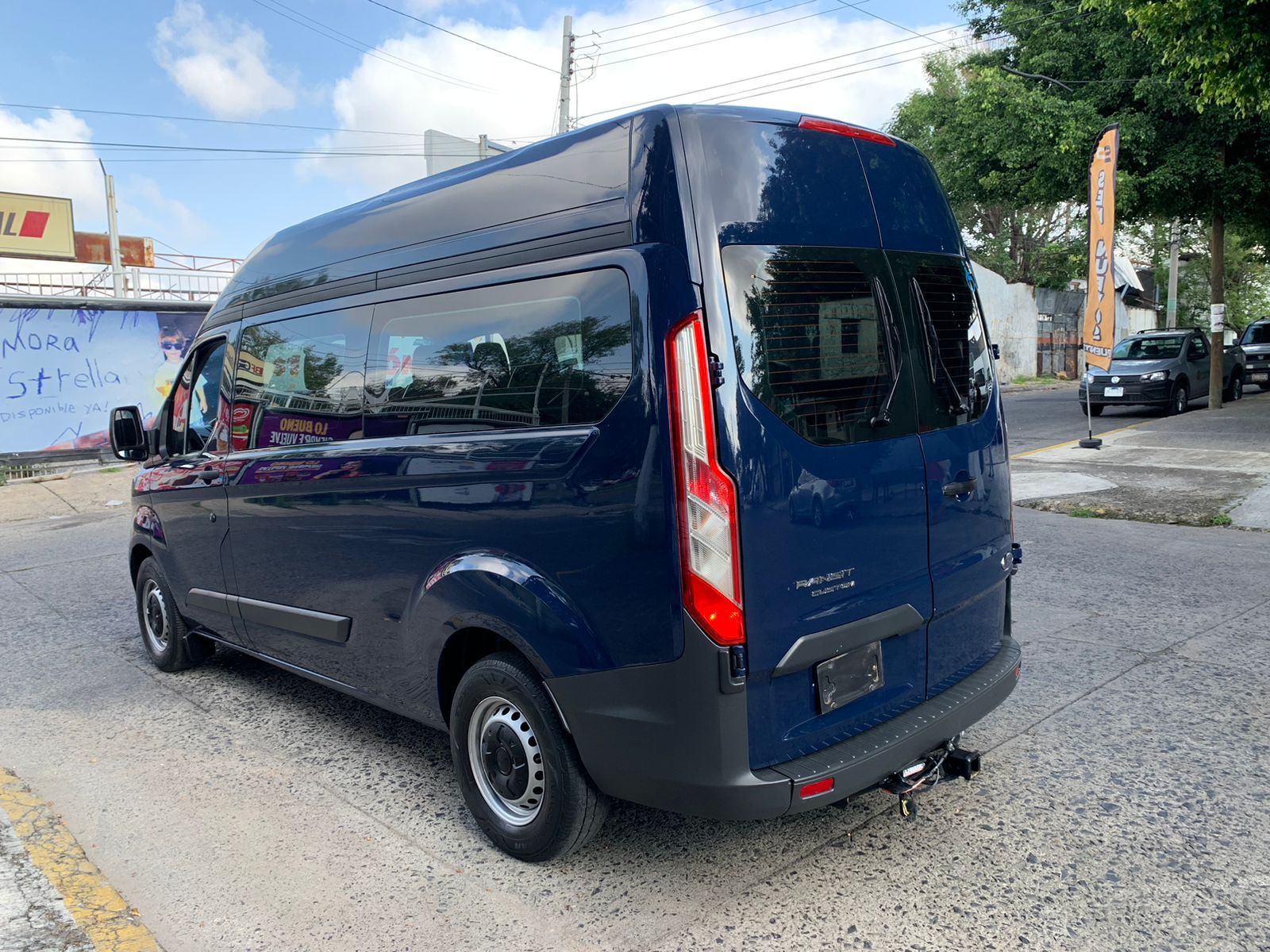 Ford Transit 2017 Pasajeros Custom Manual Azul