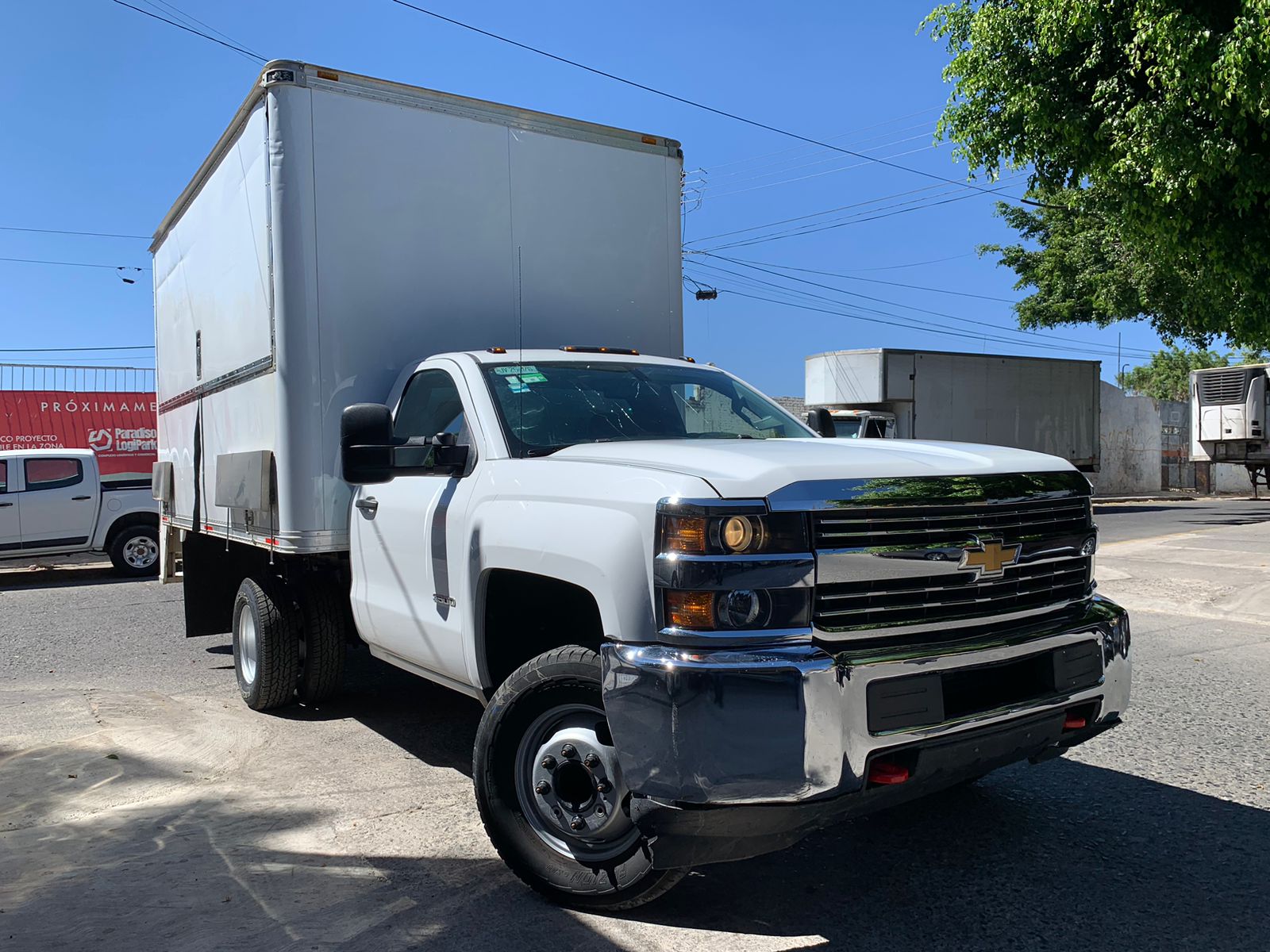 Chevrolet Silverado 2017 3500 CAJA SECA Manual Blanco