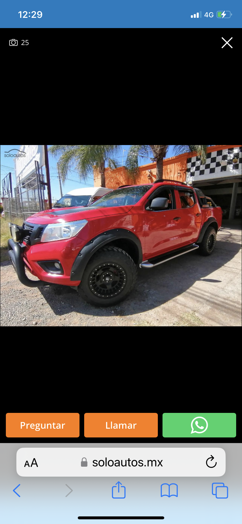 Nissan Frontier 2019 Le Manual Rojo