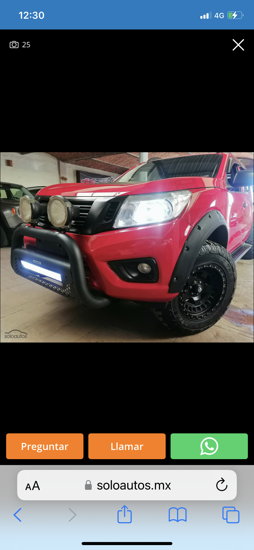 Nissan Frontier 2019 Le Manual Rojo