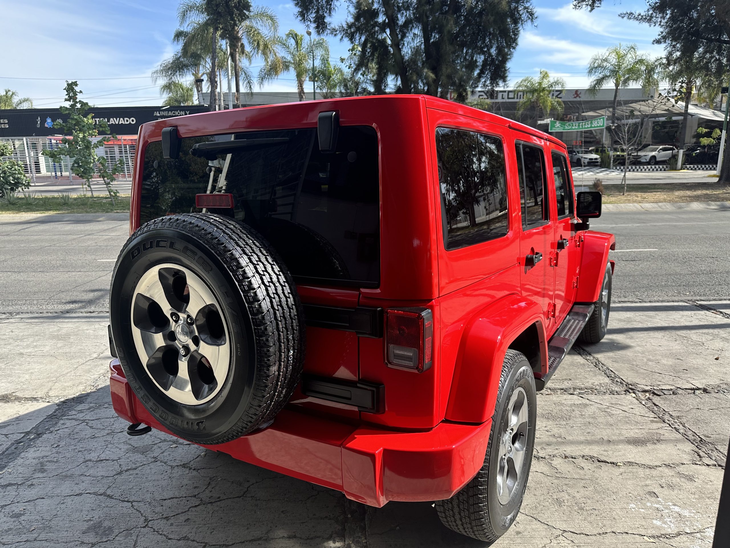 Jeep Wrangler 2018 Unlimited Sáhara Automático Rojo