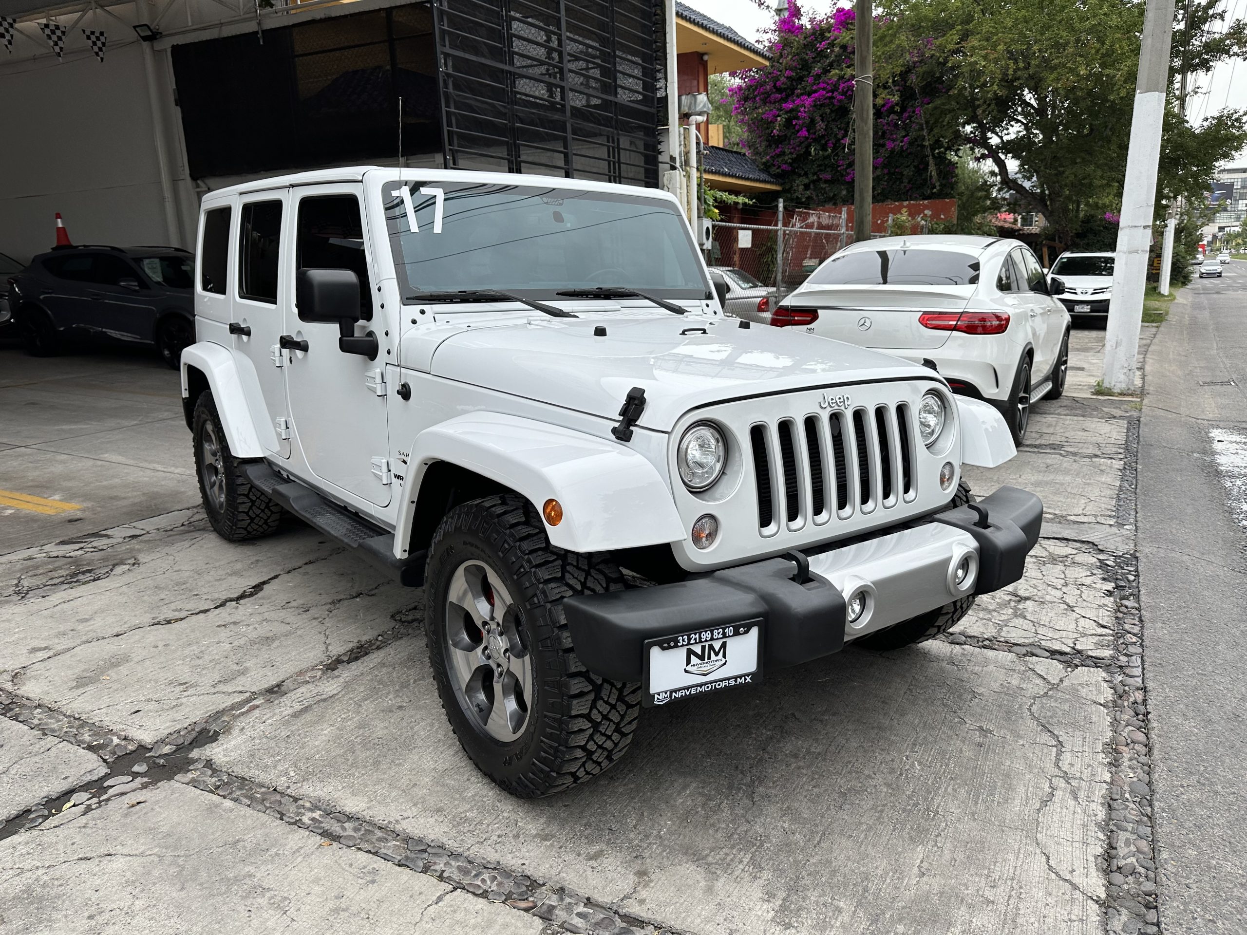 Jeep Wrangler 2017 Sáhara unlimited Automático Blanco