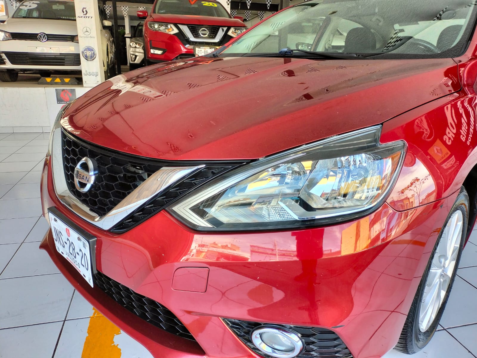 Nissan Sentra 2017 Advance Manual Rojo