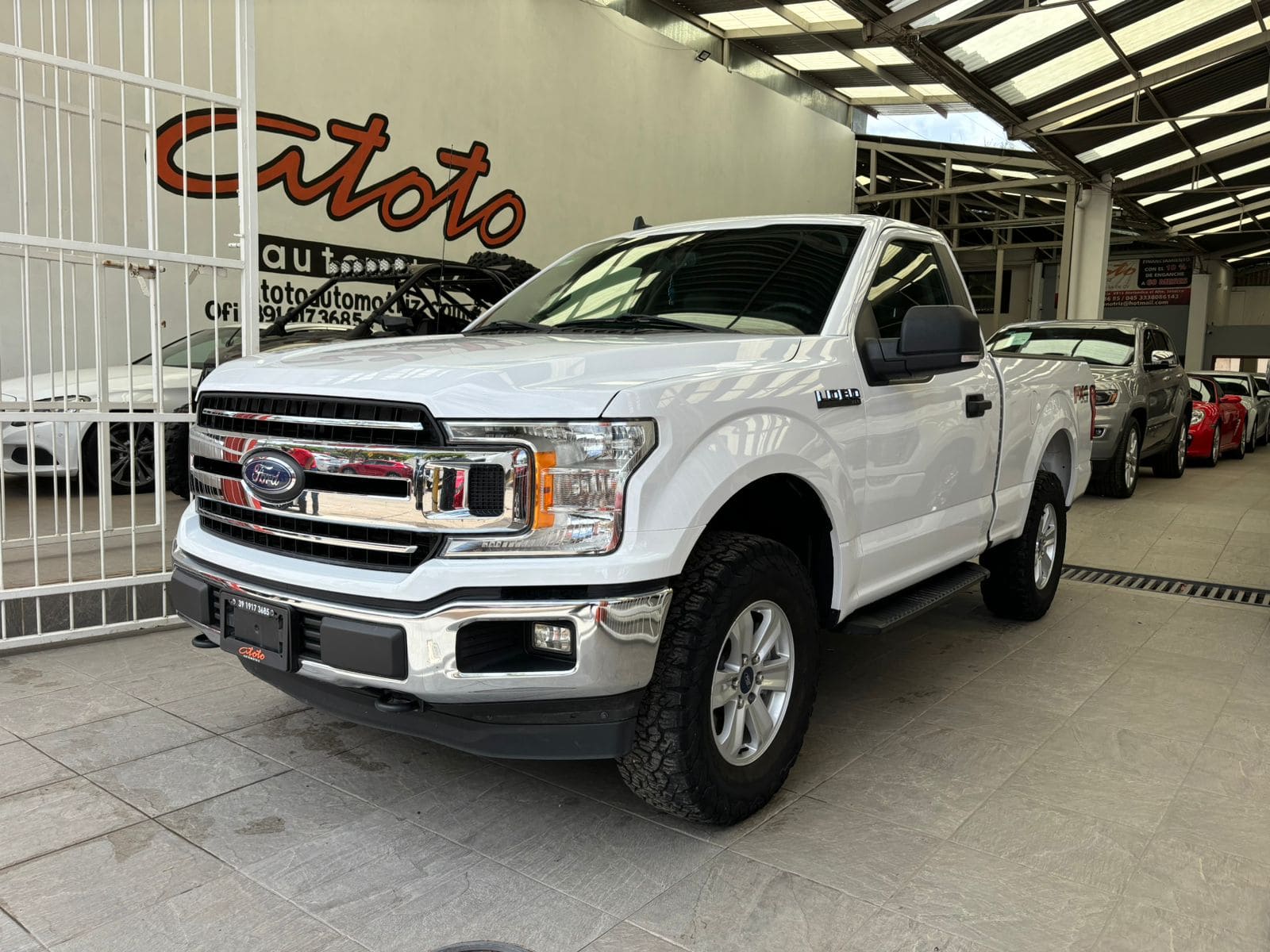 Ford Lobo 2020 XLT Cab Regular Automático Blanco