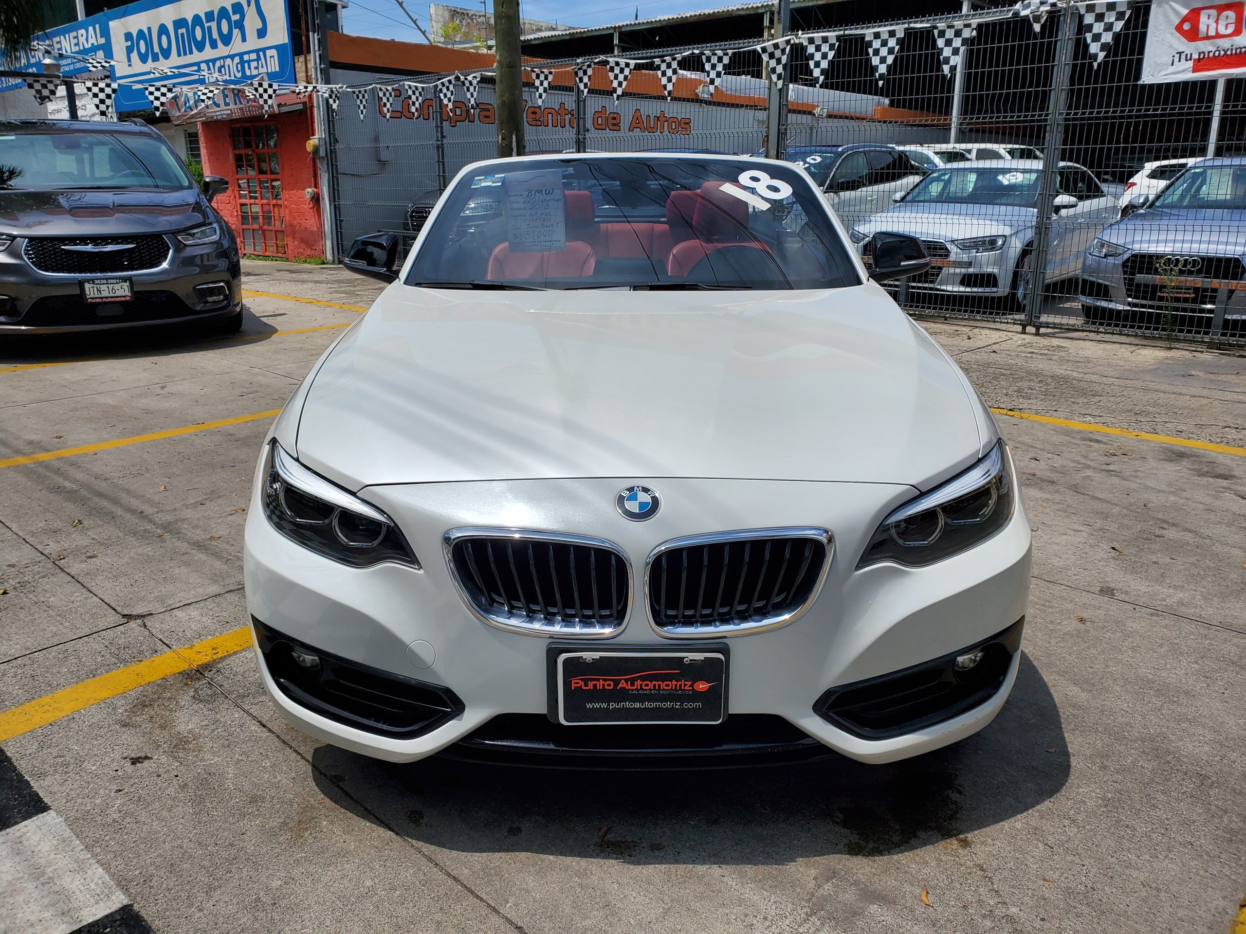 BMW Serie 2 2018 220i Sport Line Cabrio Automático Blanco