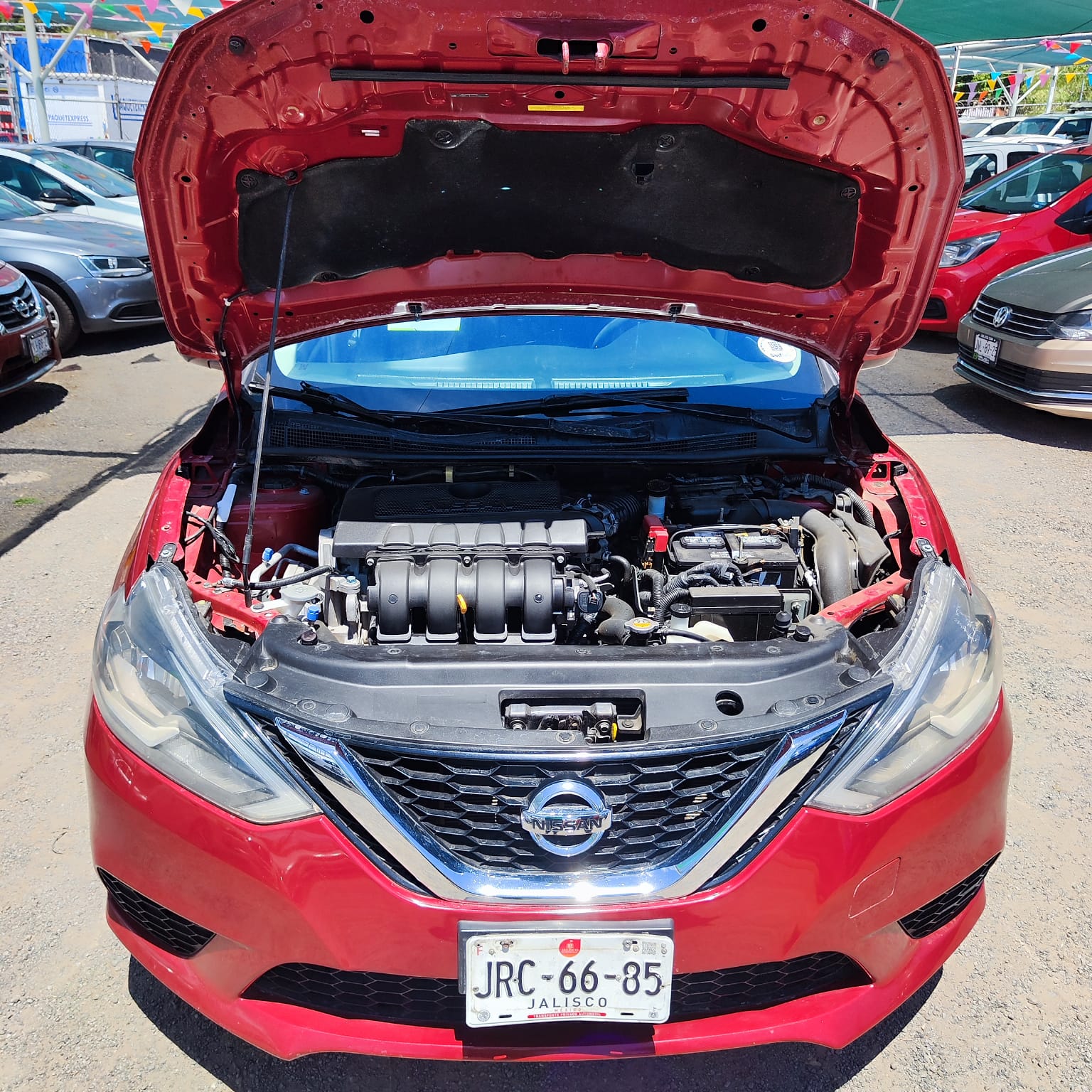 Nissan Sentra 2018 SENSE Manual Rojo