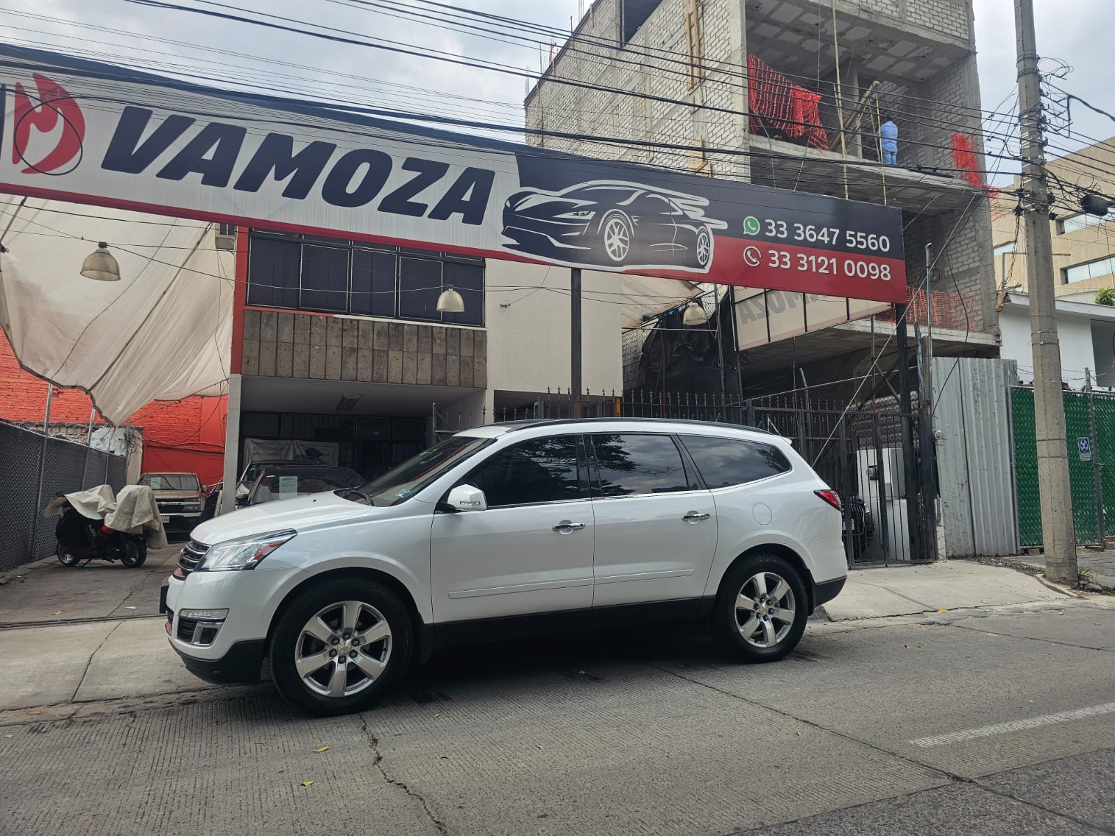 Chevrolet Traverse 2016 lt Automático Blanco