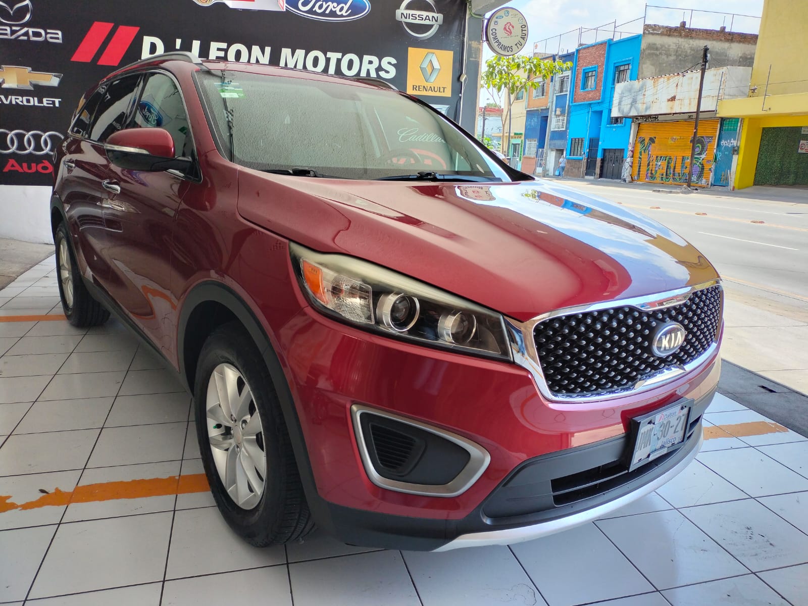 Kia Sorento 2016 Lx Automático Rojo