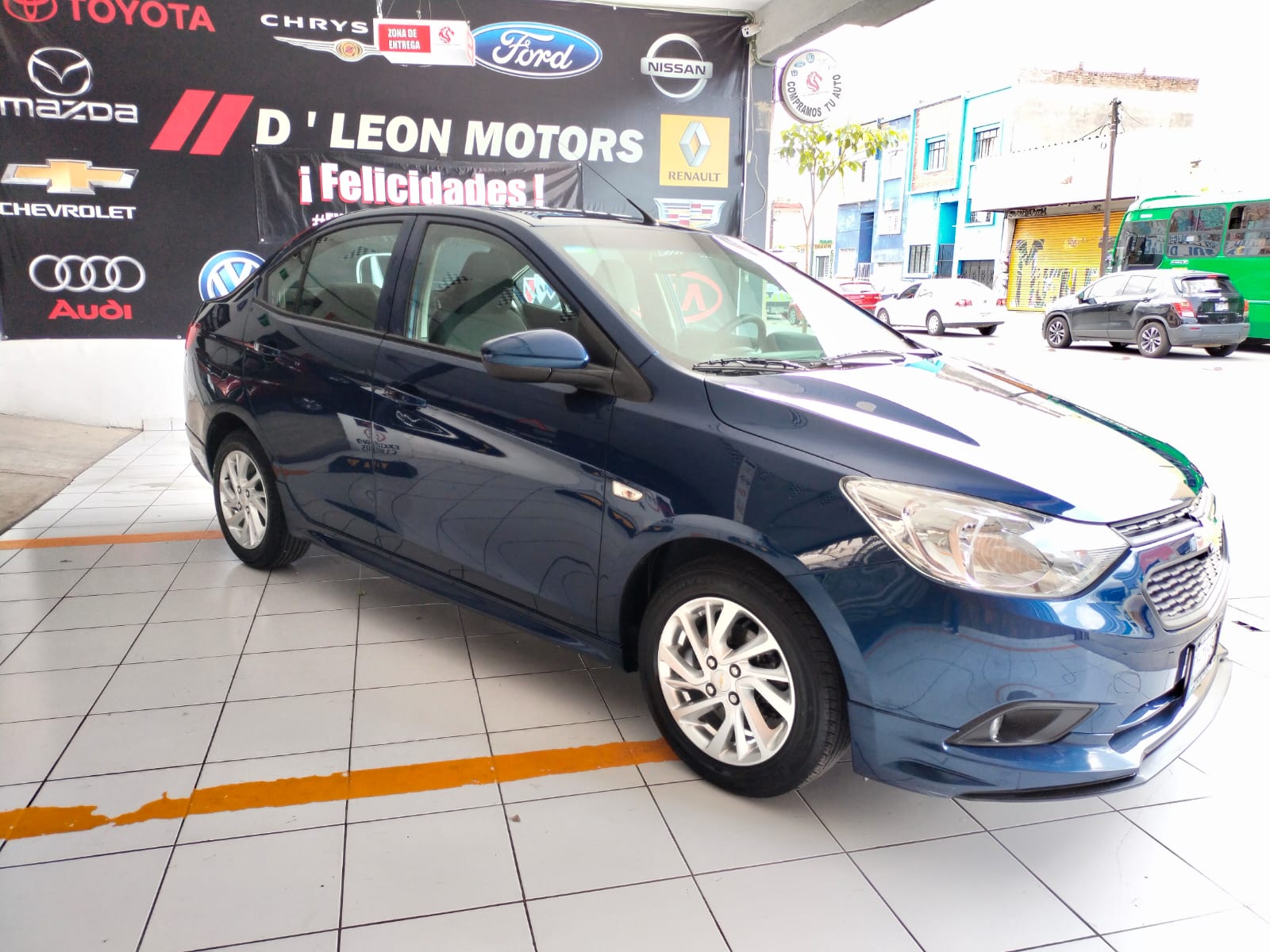 Chevrolet Aveo 2022 Lt Manual Azul