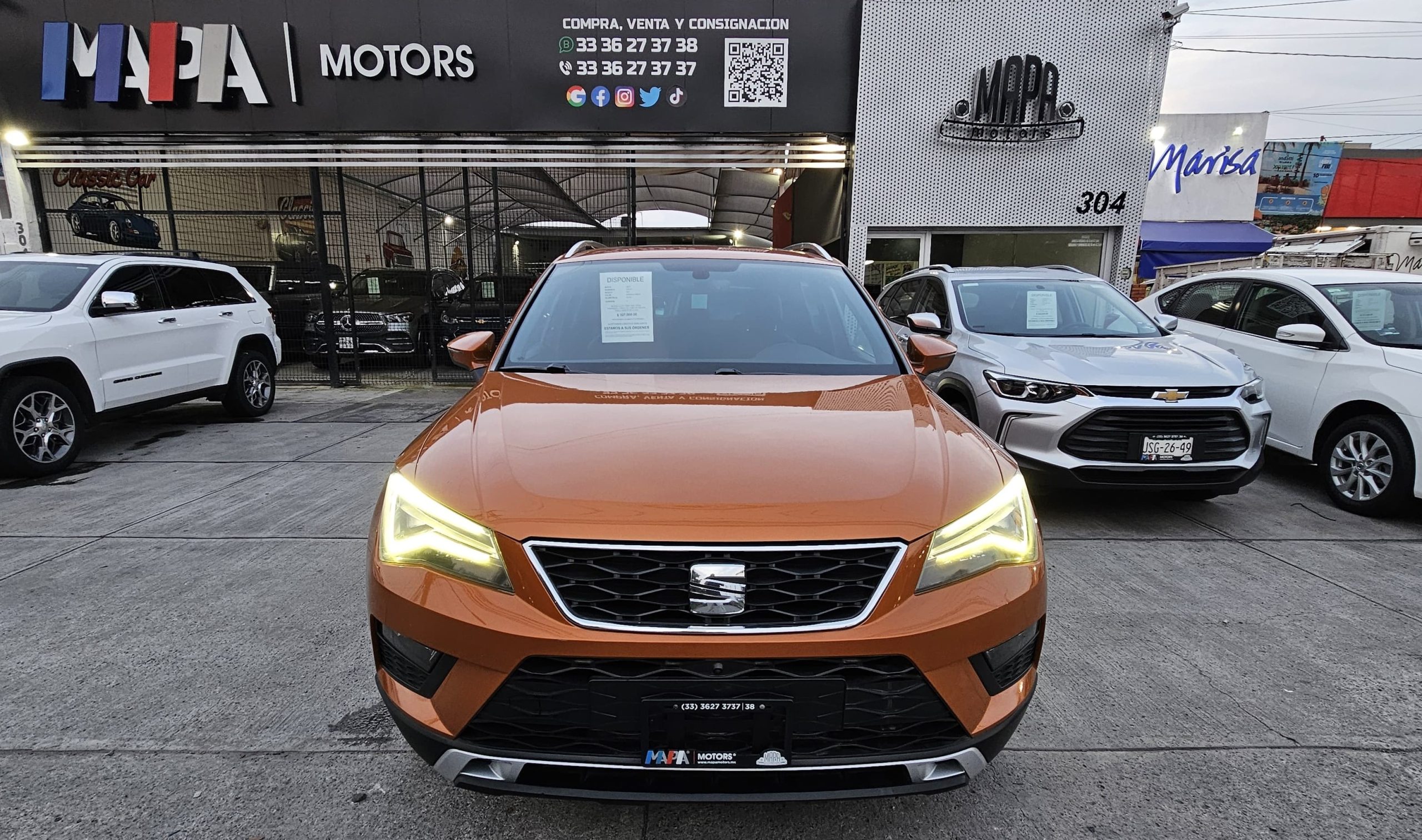 Seat Ateca 2017 Xcellence Automático Naranja