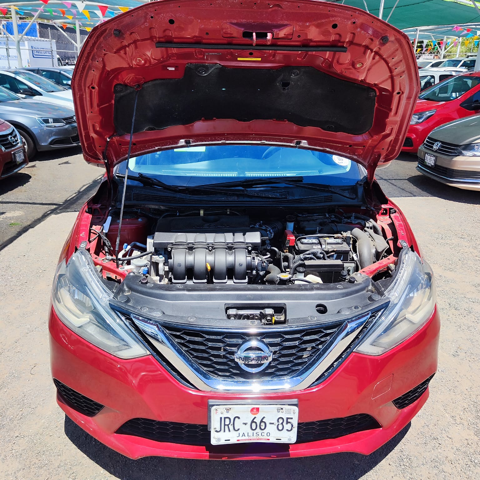 Nissan Sentra 2018 SENSE Manual Rojo