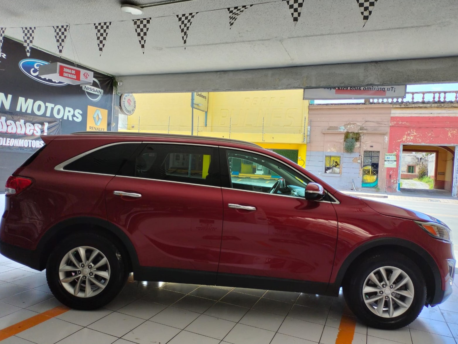 Kia Sorento 2016 Lx Automático Rojo