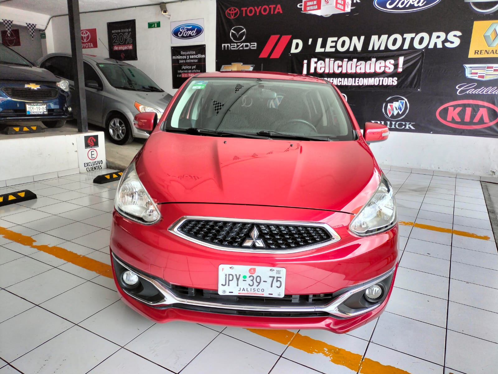 Mitsubishi Mirage 2018 Gls Premium Manual Rojo