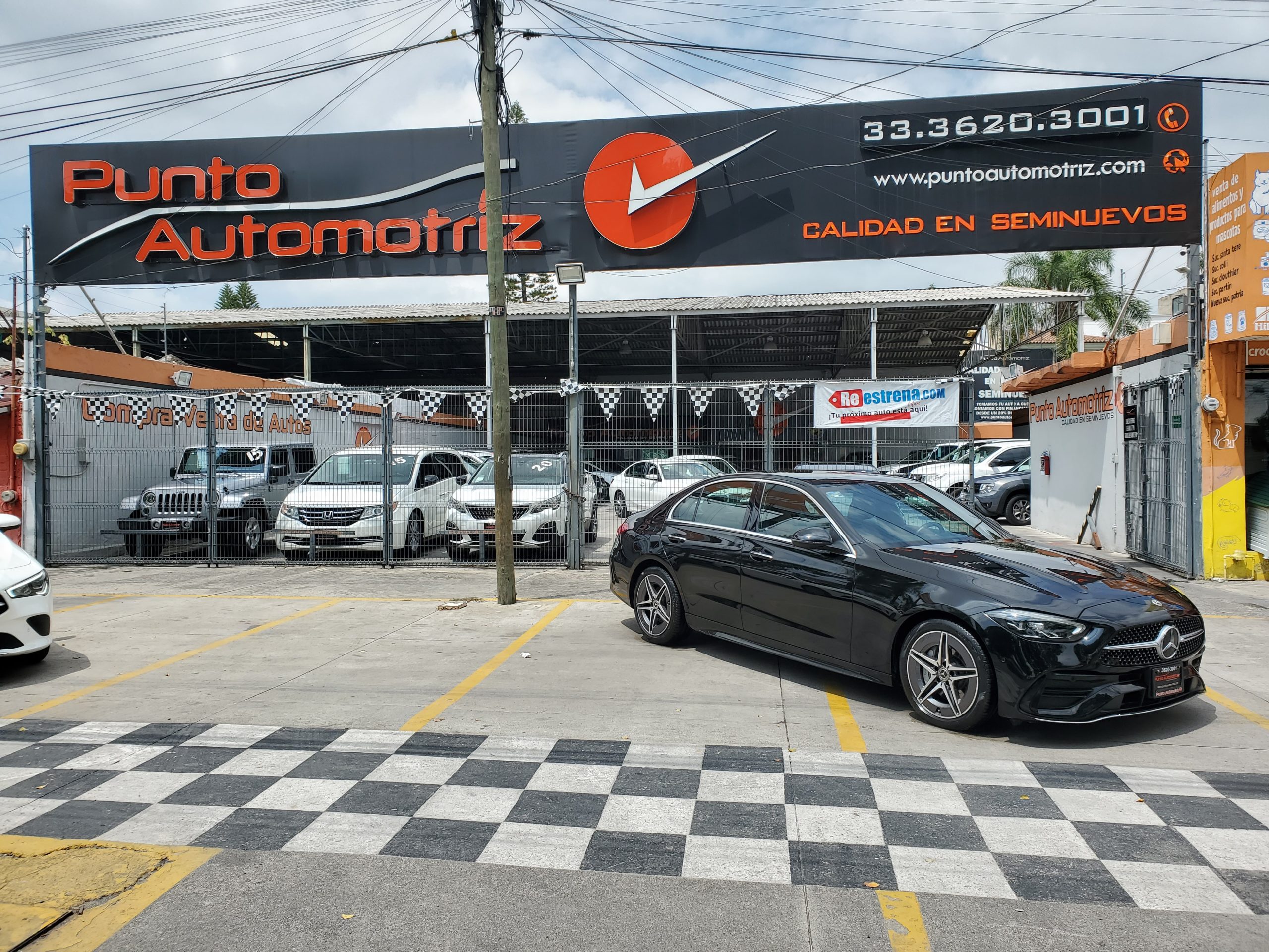 Mercedes-Benz Clase C 2022 Sport Automático Negro