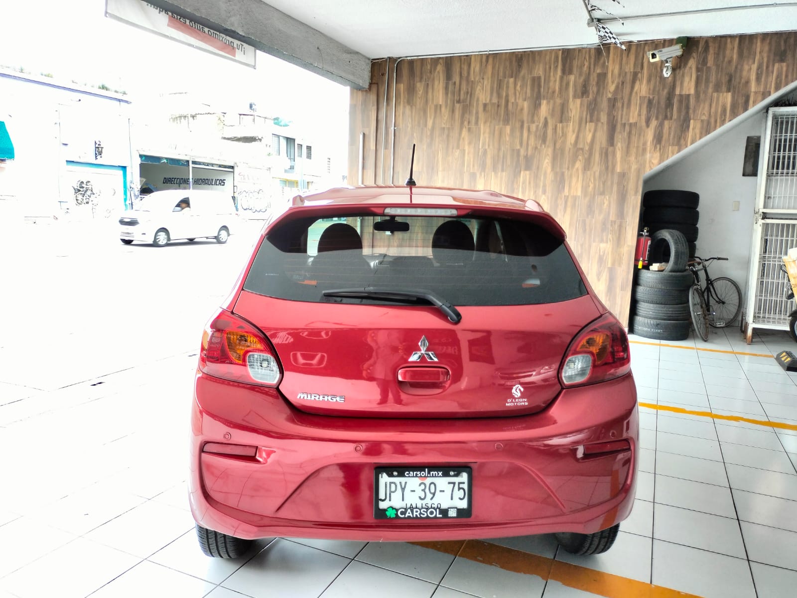 Mitsubishi Mirage 2018 Gls Premium Manual Rojo