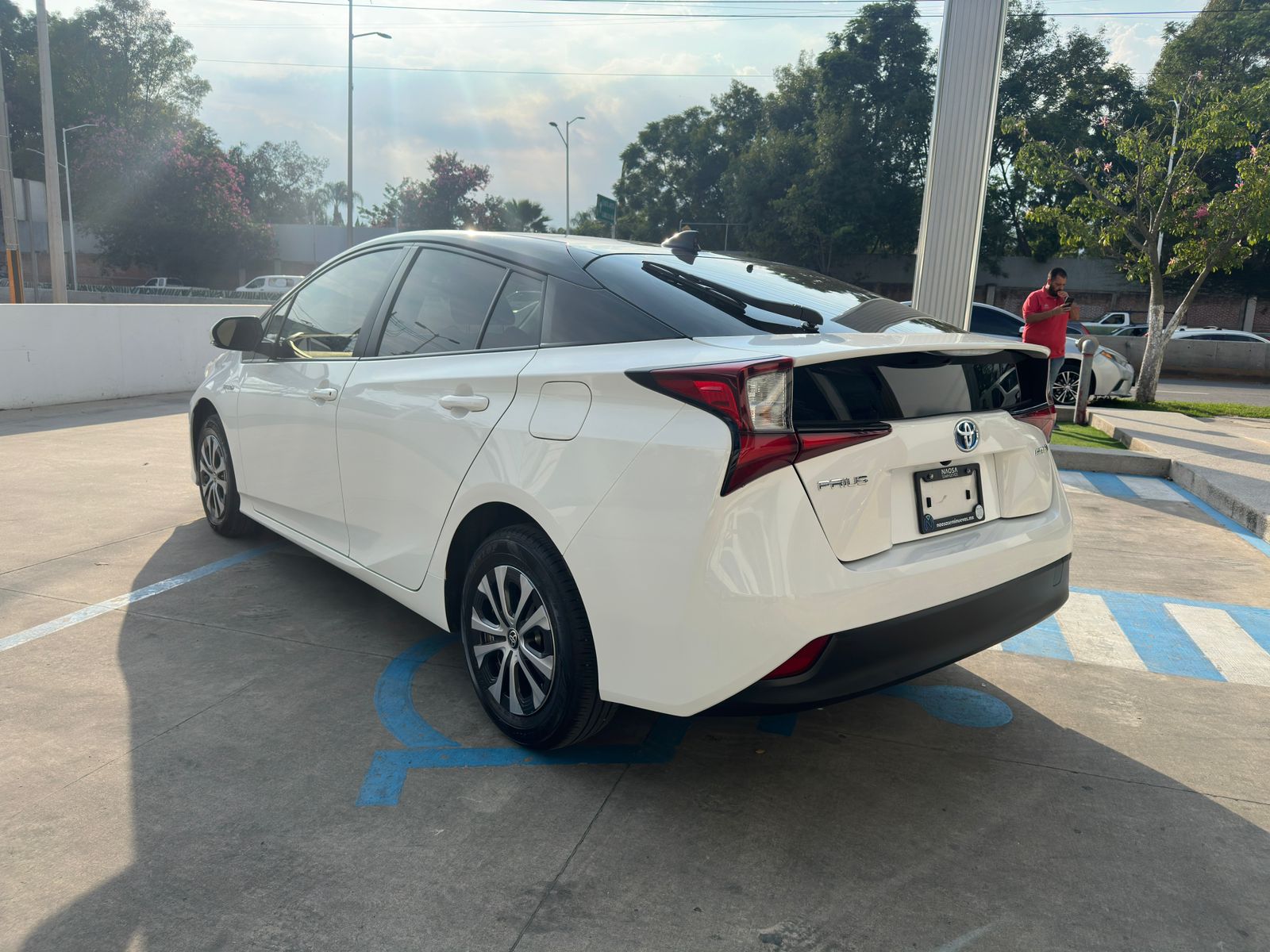 Toyota Prius 2021 Base Cvt Automático Blanco