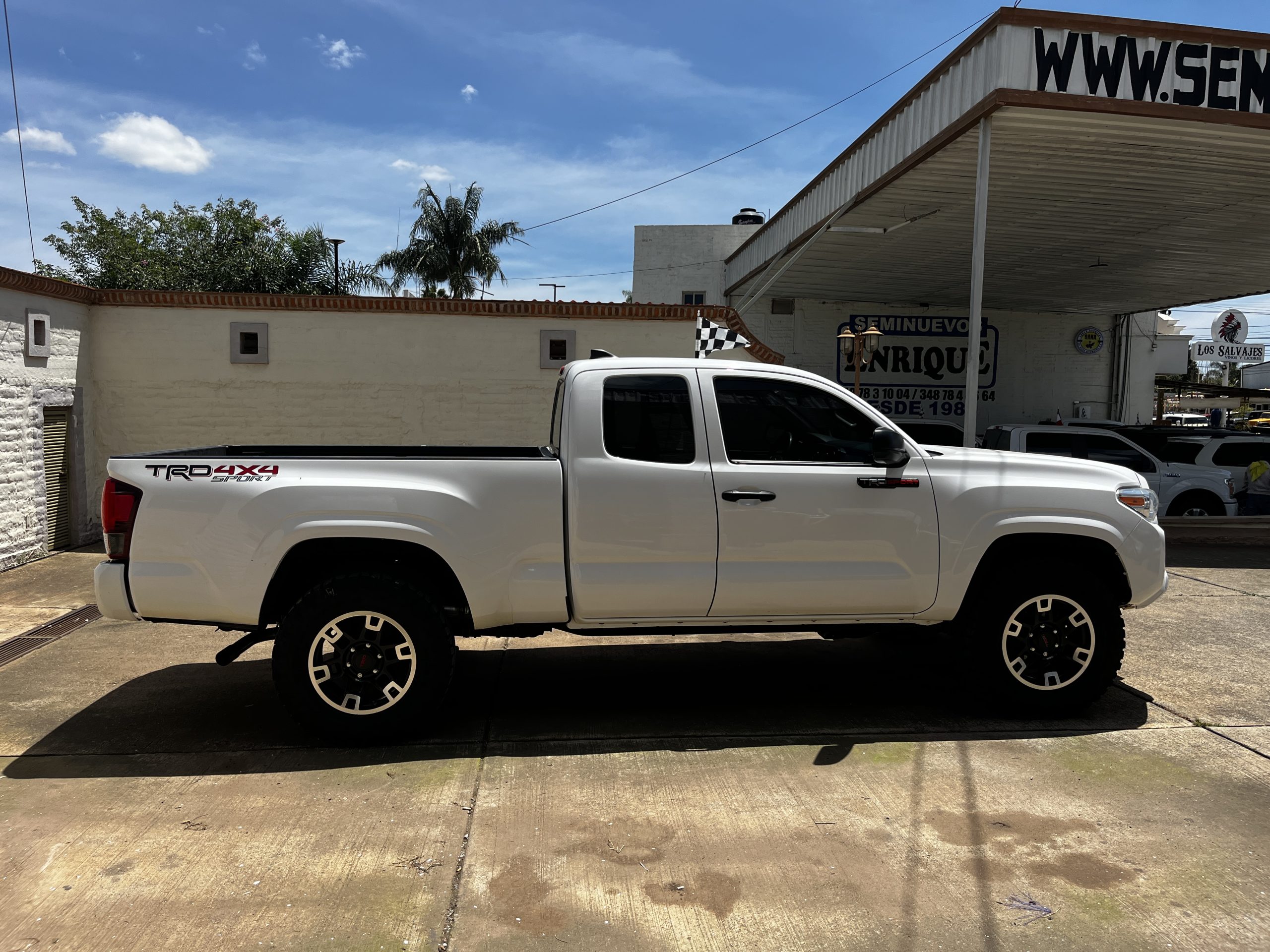 Toyota Tacoma 2018 Súper Cab 4x4 Automático Blanco