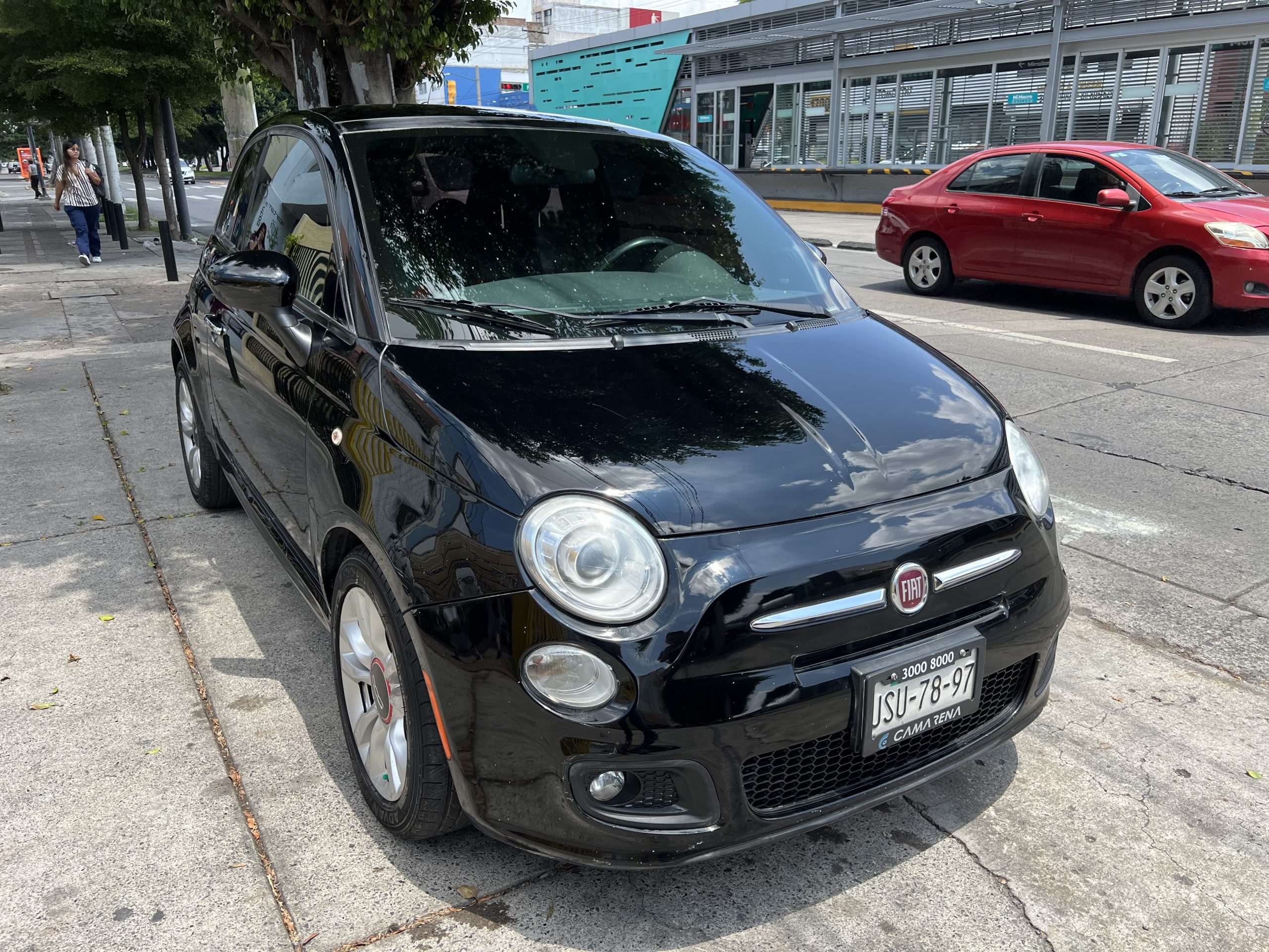 Fiat 500 2015 500 Automático Negro