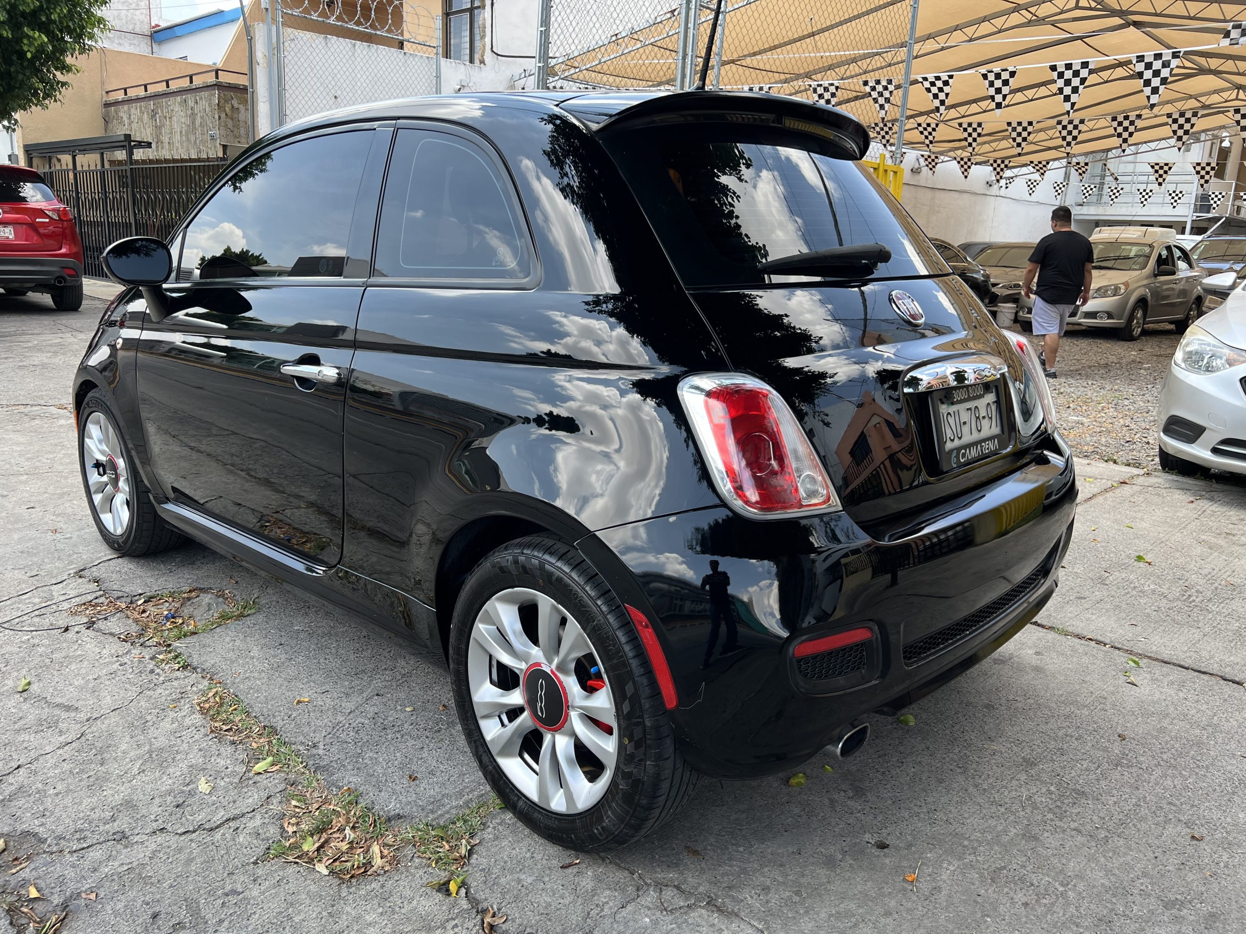 Fiat 500 2015 500 Automático Negro