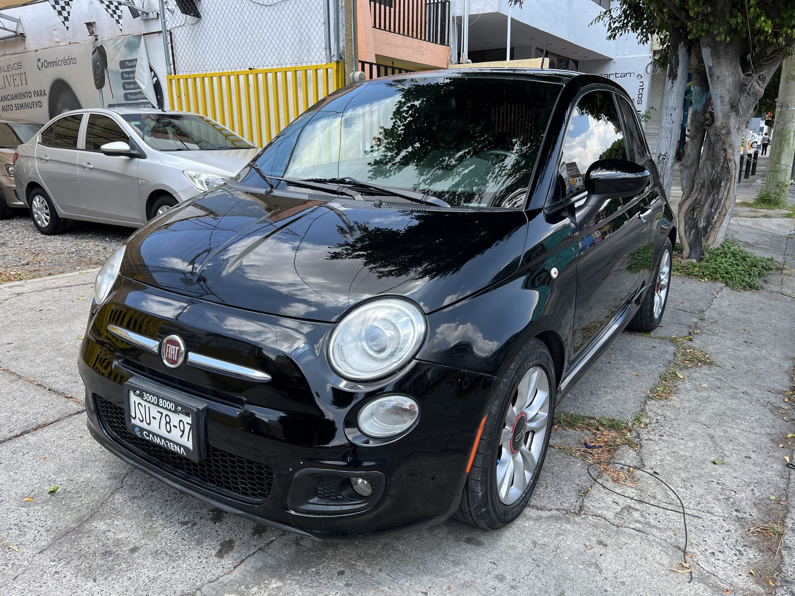 Fiat 500 2015 500 Automático Negro