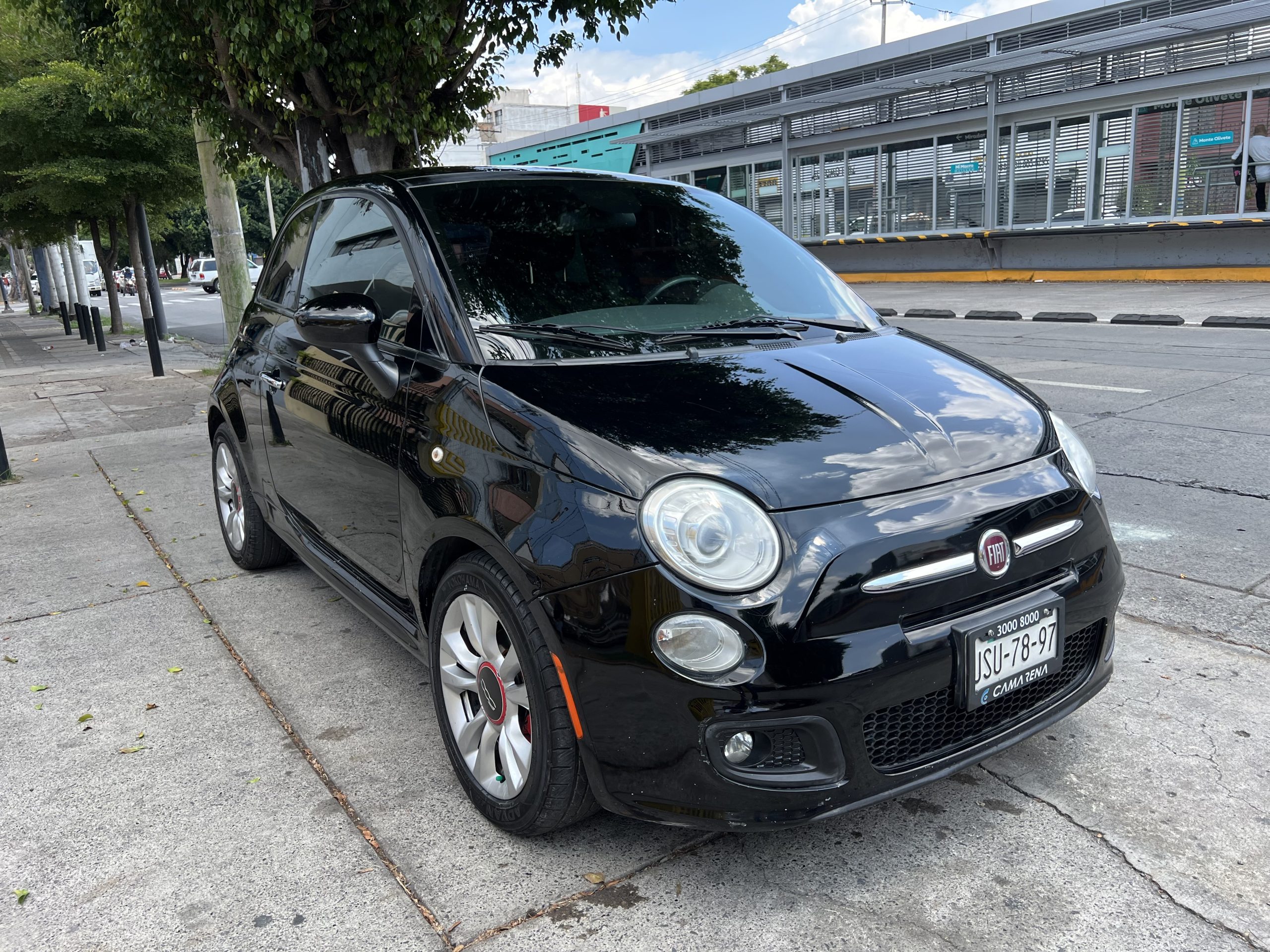 Fiat 500 2015 500 Automático Negro