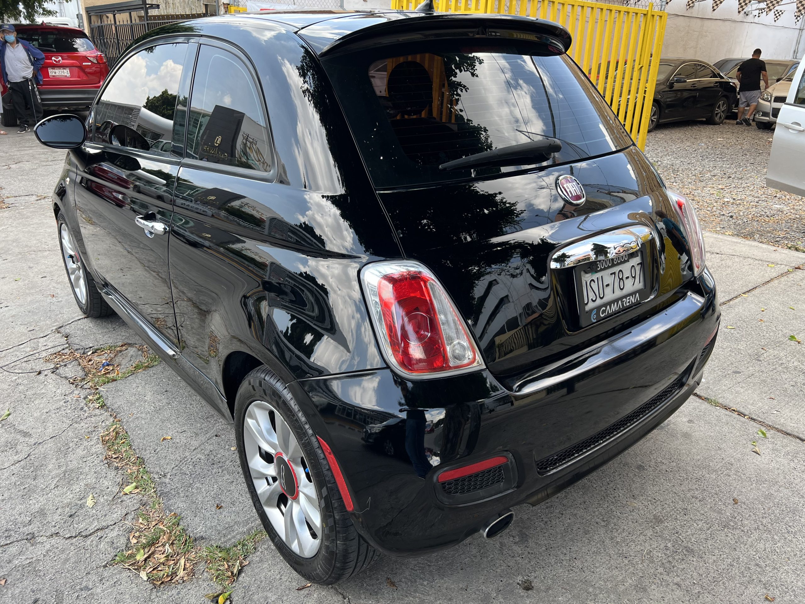 Fiat 500 2015 500 Automático Negro