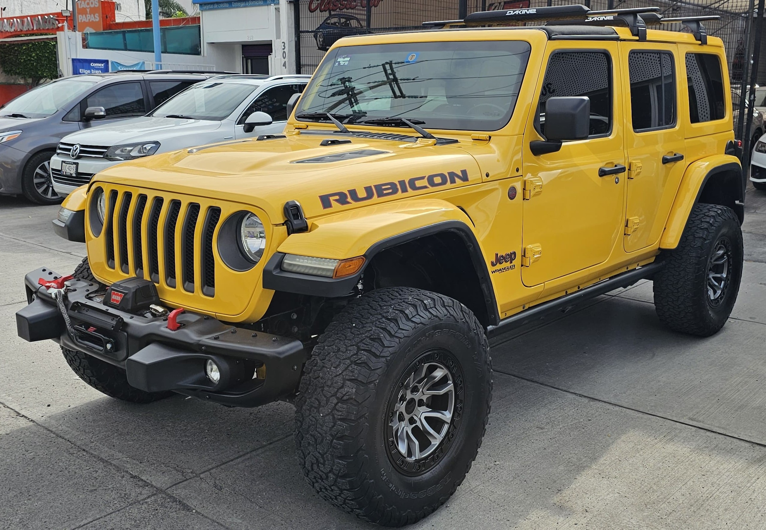 Jeep Rubicon 2018 Wrangler Unlimited Automático Amarillo