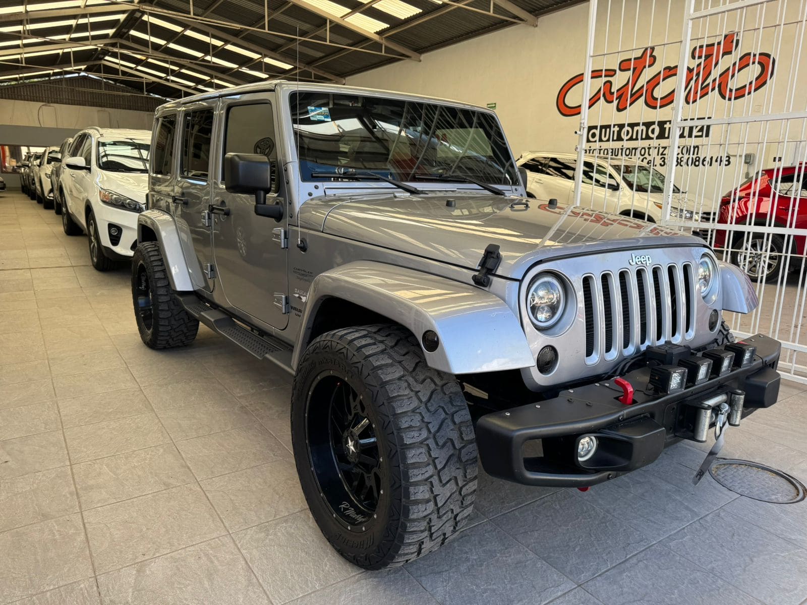 Jeep Wrangler 2017 Unlimited Sahara 4x4 Atx Automático Gris