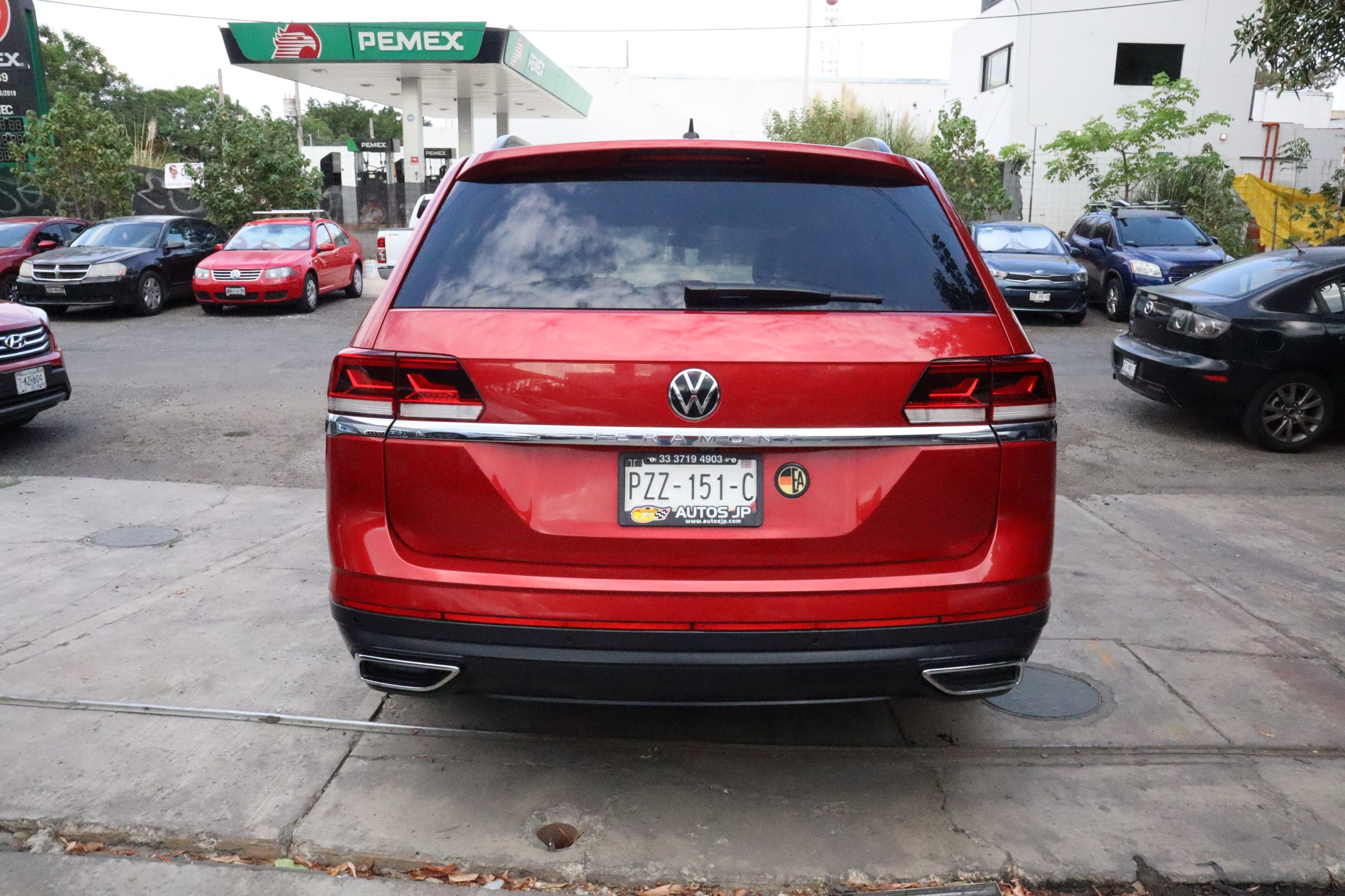 Volkswagen Teramont 2021 2.0 Trendline At Automático Rojo