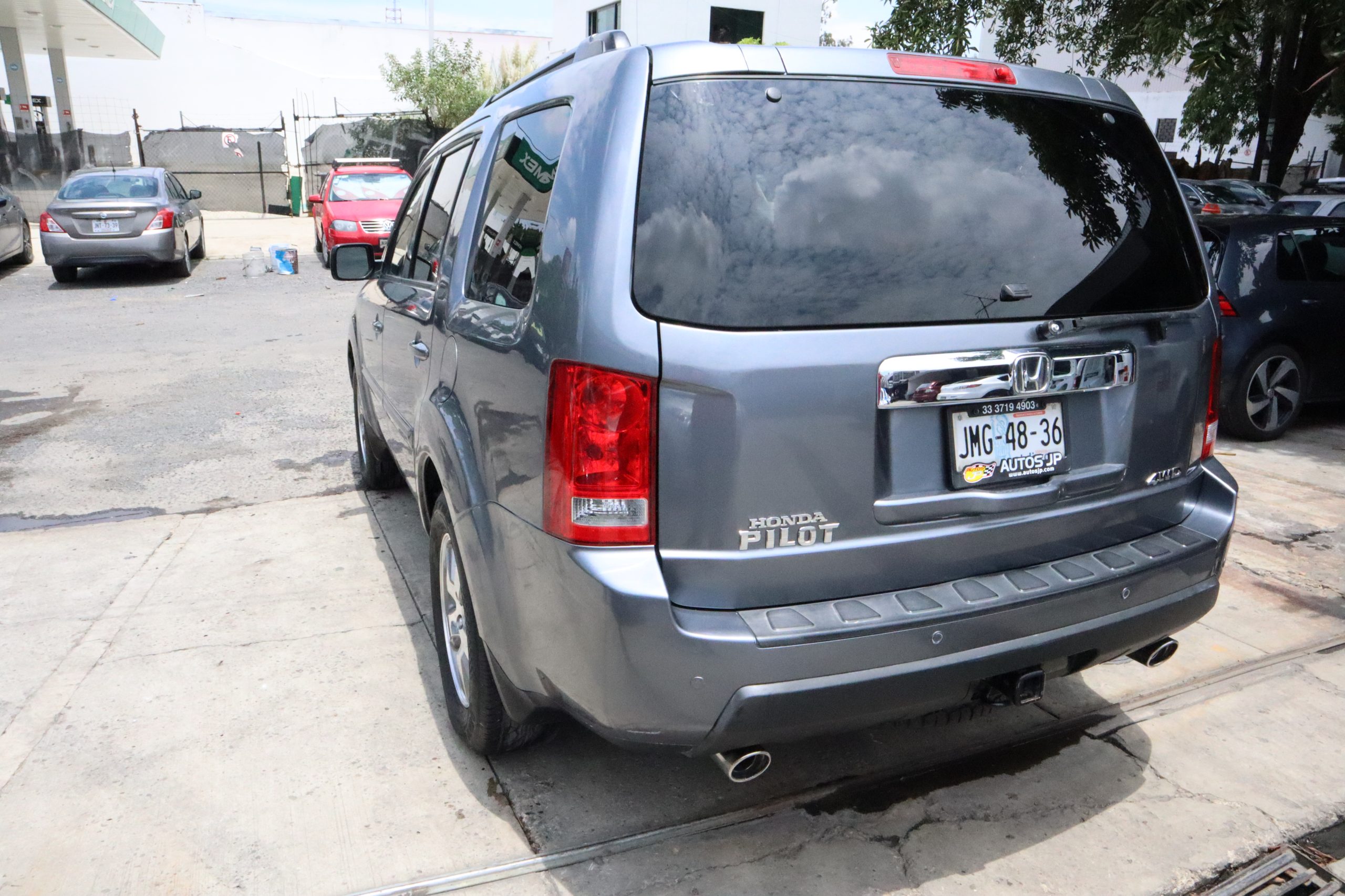 Honda Pilot 2009 Exl Aa Ee Piel 4x4 At Automático Gris