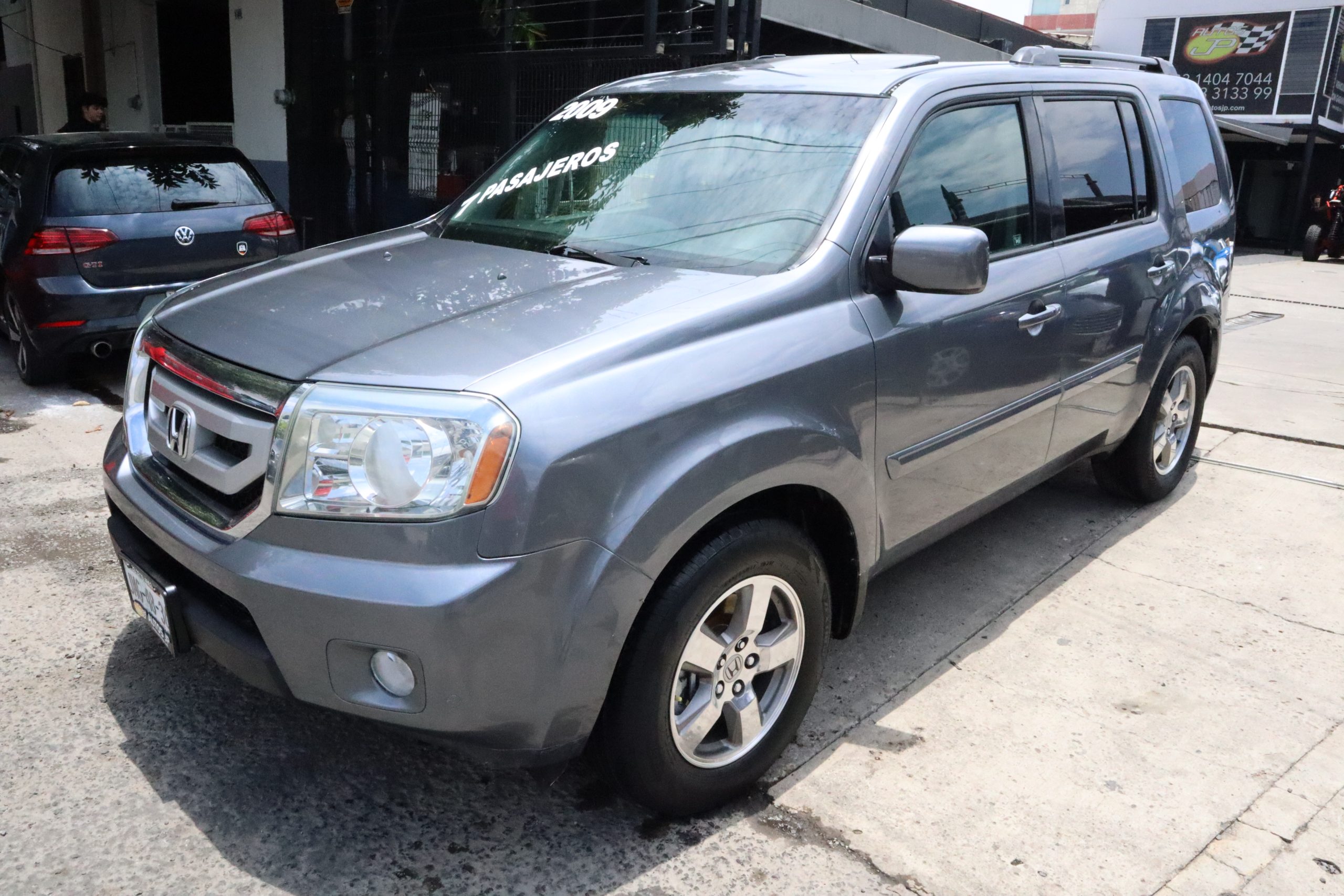 Honda Pilot 2009 Exl Aa Ee Piel 4x4 At Automático Gris