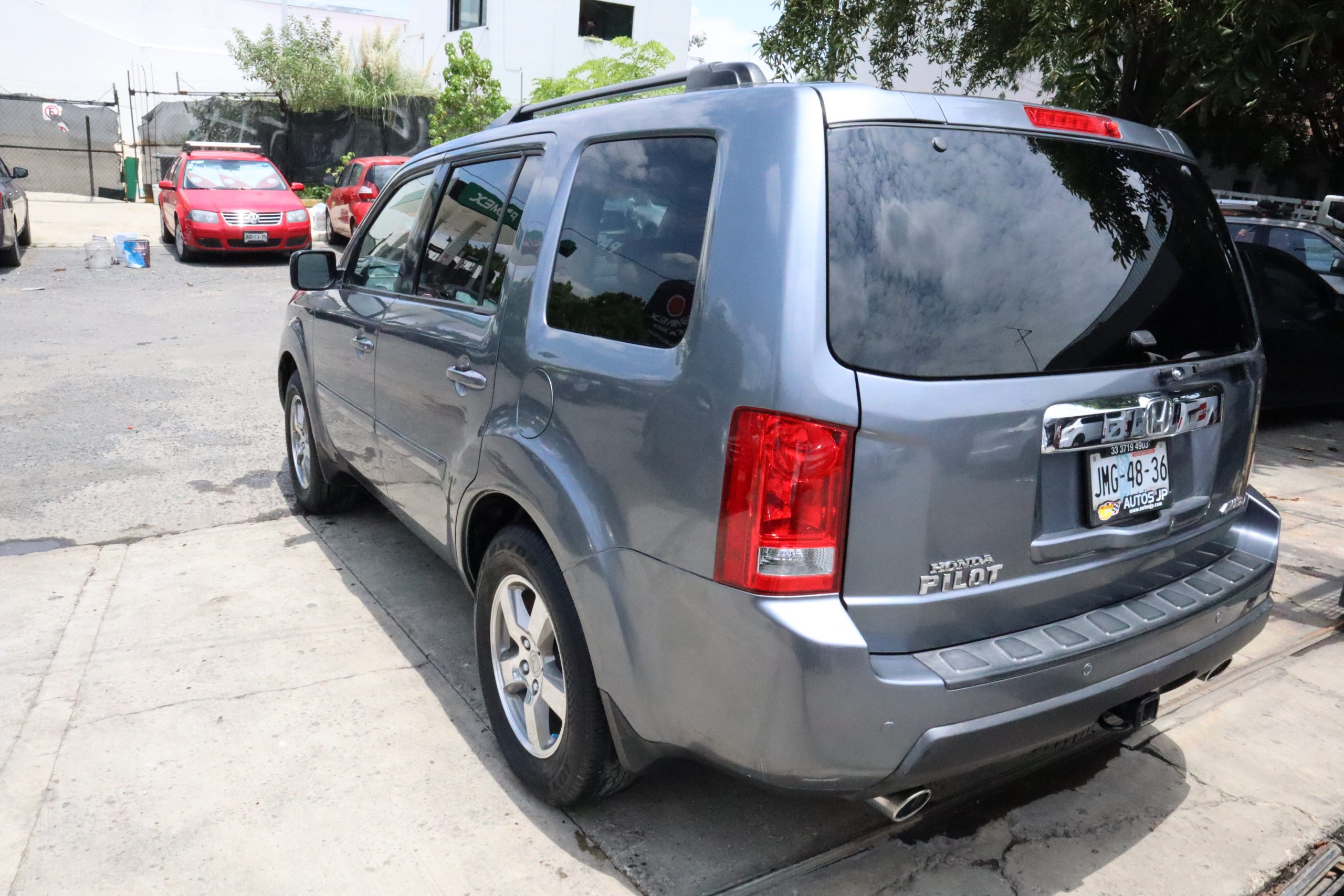 Honda Pilot 2009 Exl Aa Ee Piel 4x4 At Automático Gris