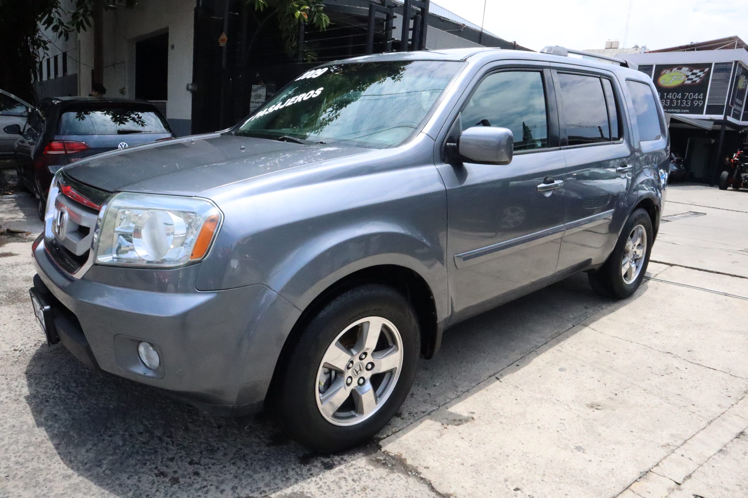 Honda Pilot 2009 Exl Aa Ee Piel 4x4 At Automático Gris