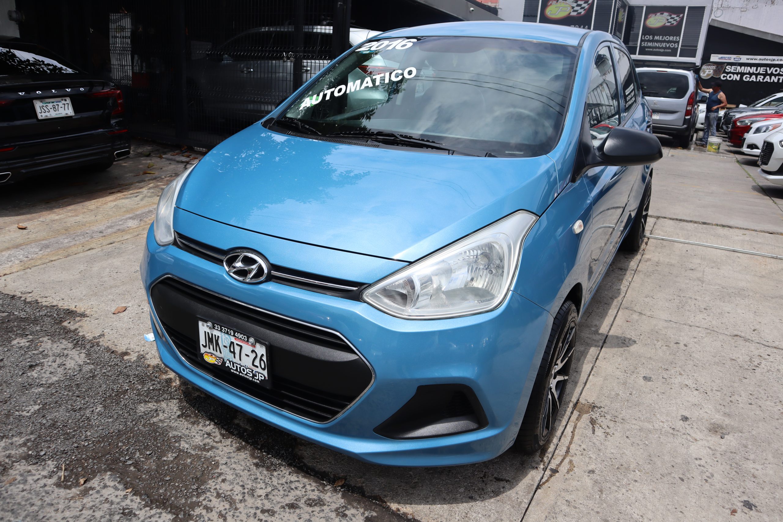 Hyundai Grand i10 2016 GL AUTOMATICO Automático Azul