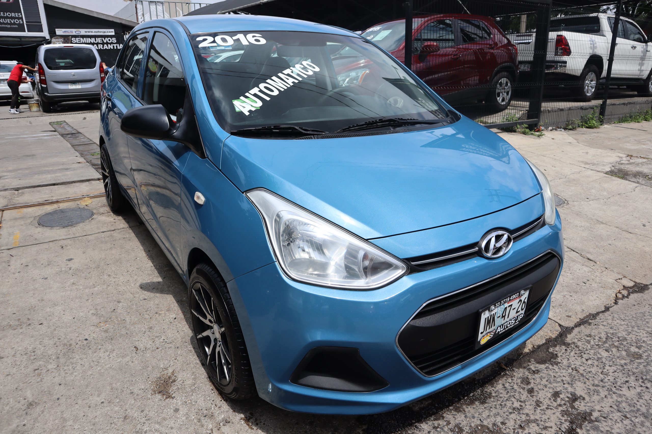 Hyundai Grand i10 2016 GL AUTOMATICO Automático Azul