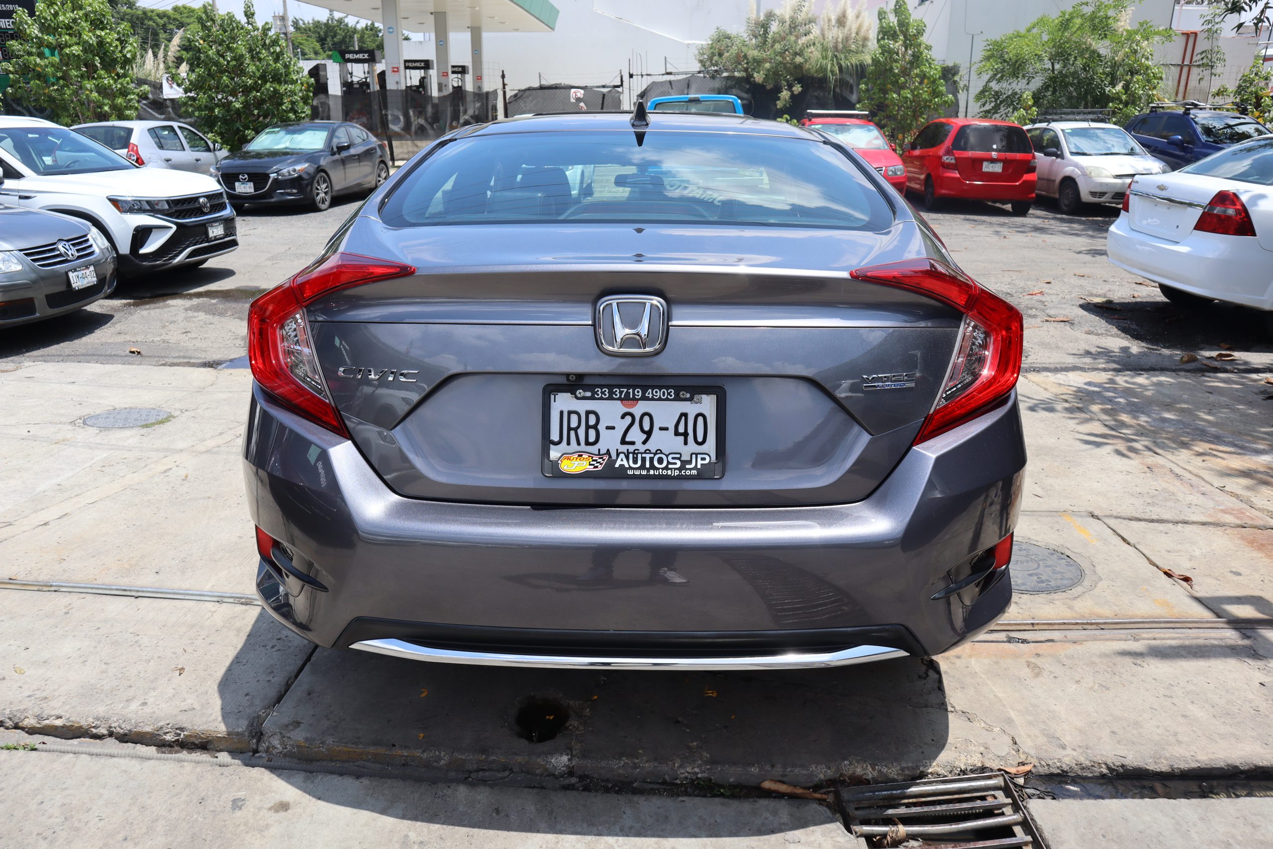 Honda Civic 2019 1.5 Turbo Plus Cvt Automático Gris