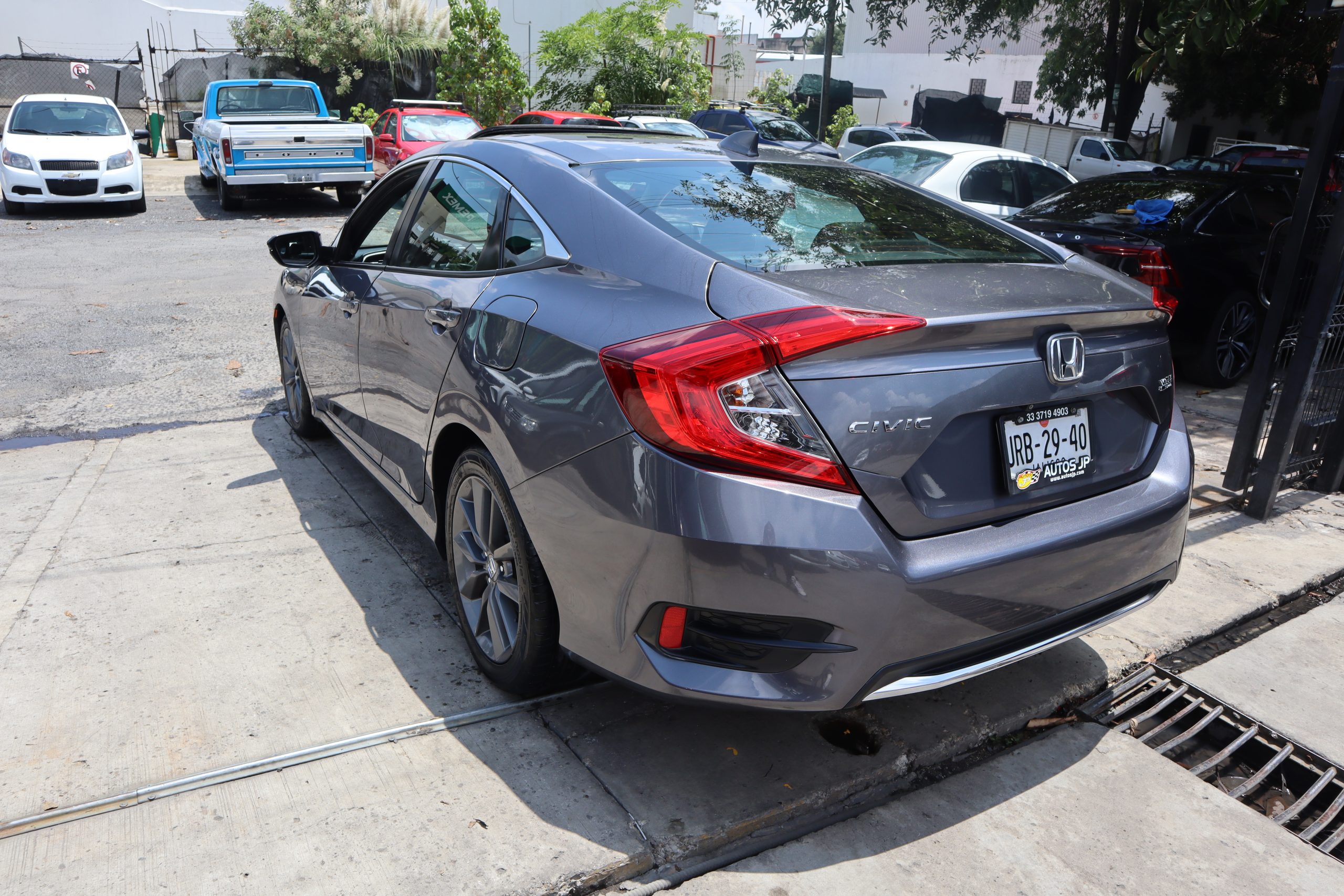 Honda Civic 2019 1.5 Turbo Plus Cvt Automático Gris