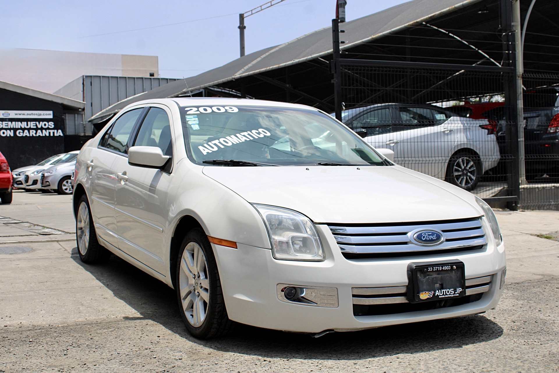 Ford Fusion 2009 SEL PLUS V6 QUEMACOCOS, PIEL. Automático Blanco