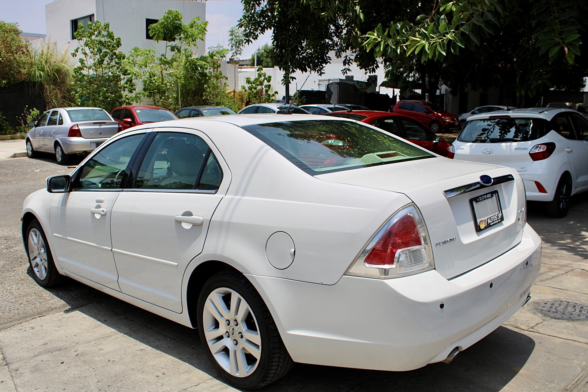 Ford Fusion 2009 SEL PLUS V6 QUEMACOCOS, PIEL. Automático Blanco