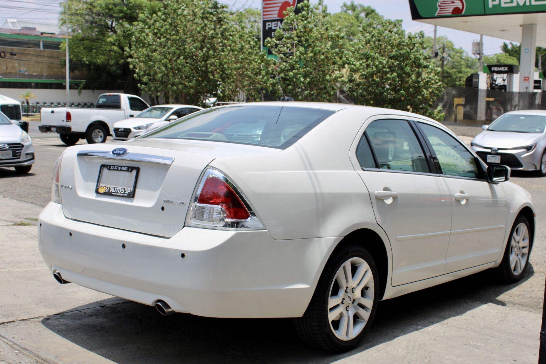 Ford Fusion 2009 SEL PLUS V6 QUEMACOCOS, PIEL. Automático Blanco