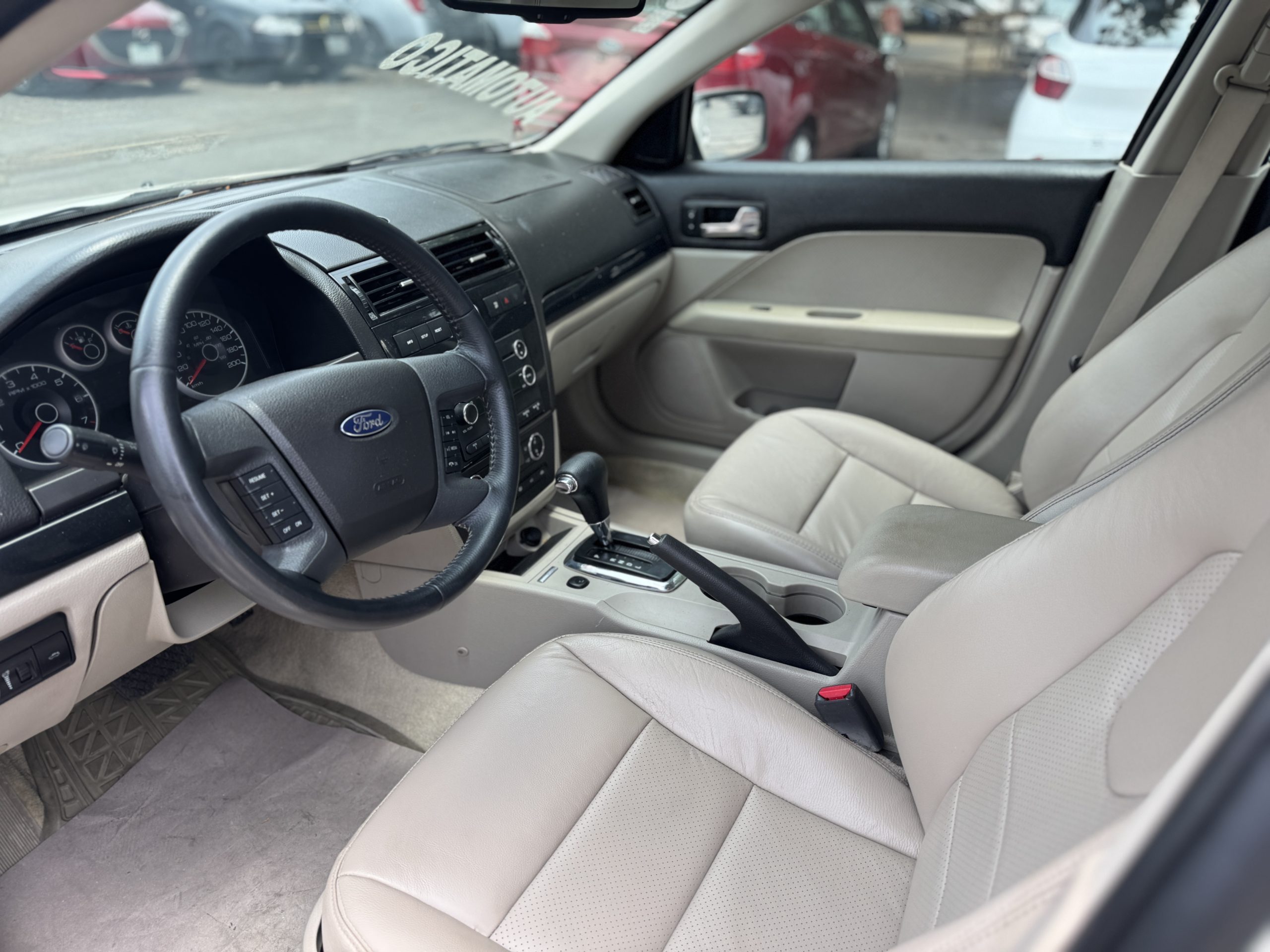Ford Fusion 2009 SEL PLUS V6 QUEMACOCOS, PIEL. Automático Blanco