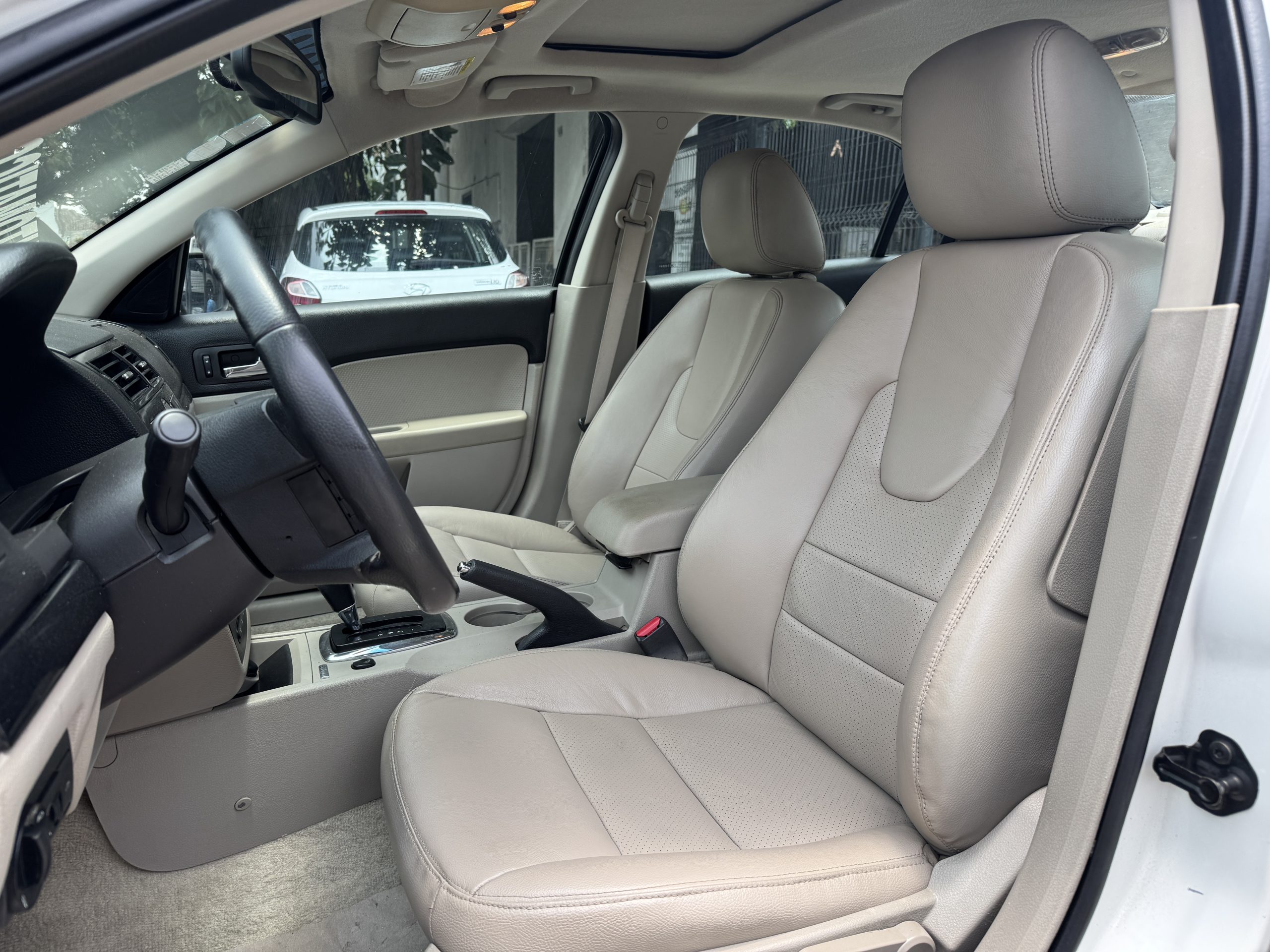 Ford Fusion 2009 SEL PLUS V6 QUEMACOCOS, PIEL. Automático Blanco