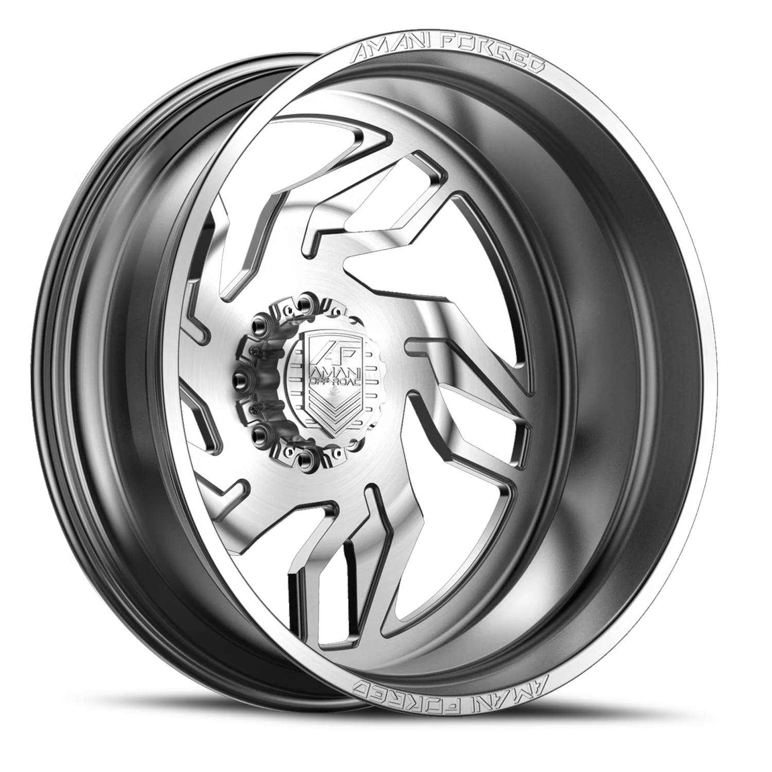 Amani Festo Dually Rims & Wheels Brushed Silver , 8.25×26