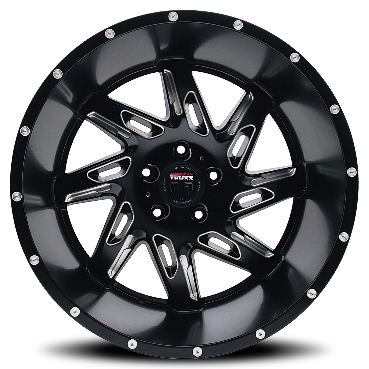 https://storage.googleapis.com/autosync-wheels/American_Truxx/Spyder_AT183_Matte_Black_Milled_6-lug_0003.png