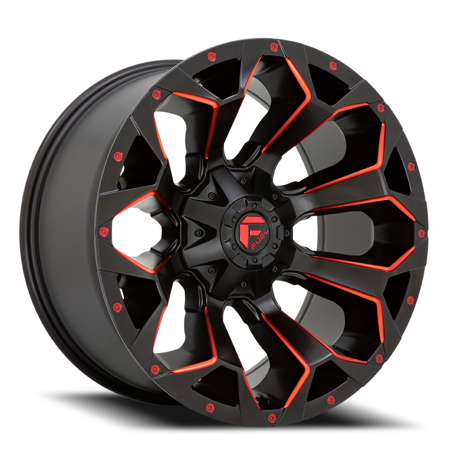 https://storage.googleapis.com/autosync-wheels/Fuel/Assault_D787_Matte_Black_Milled-Red-Tint_5-lug_0001.png